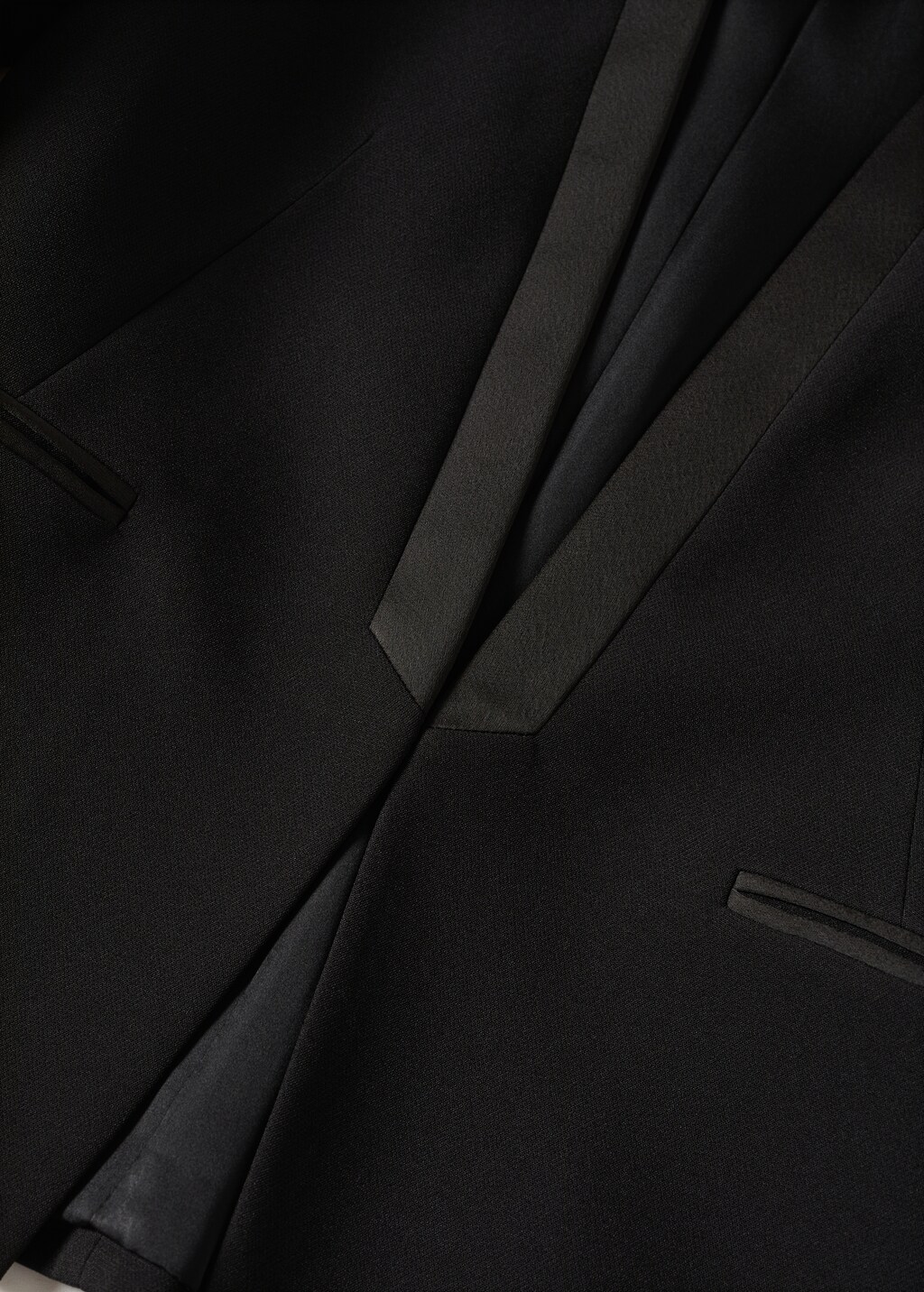 Satin detail blazer - Details of the article 8