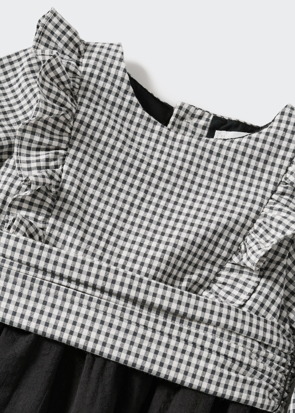 Gingham check cottoned dress - Details of the article 9