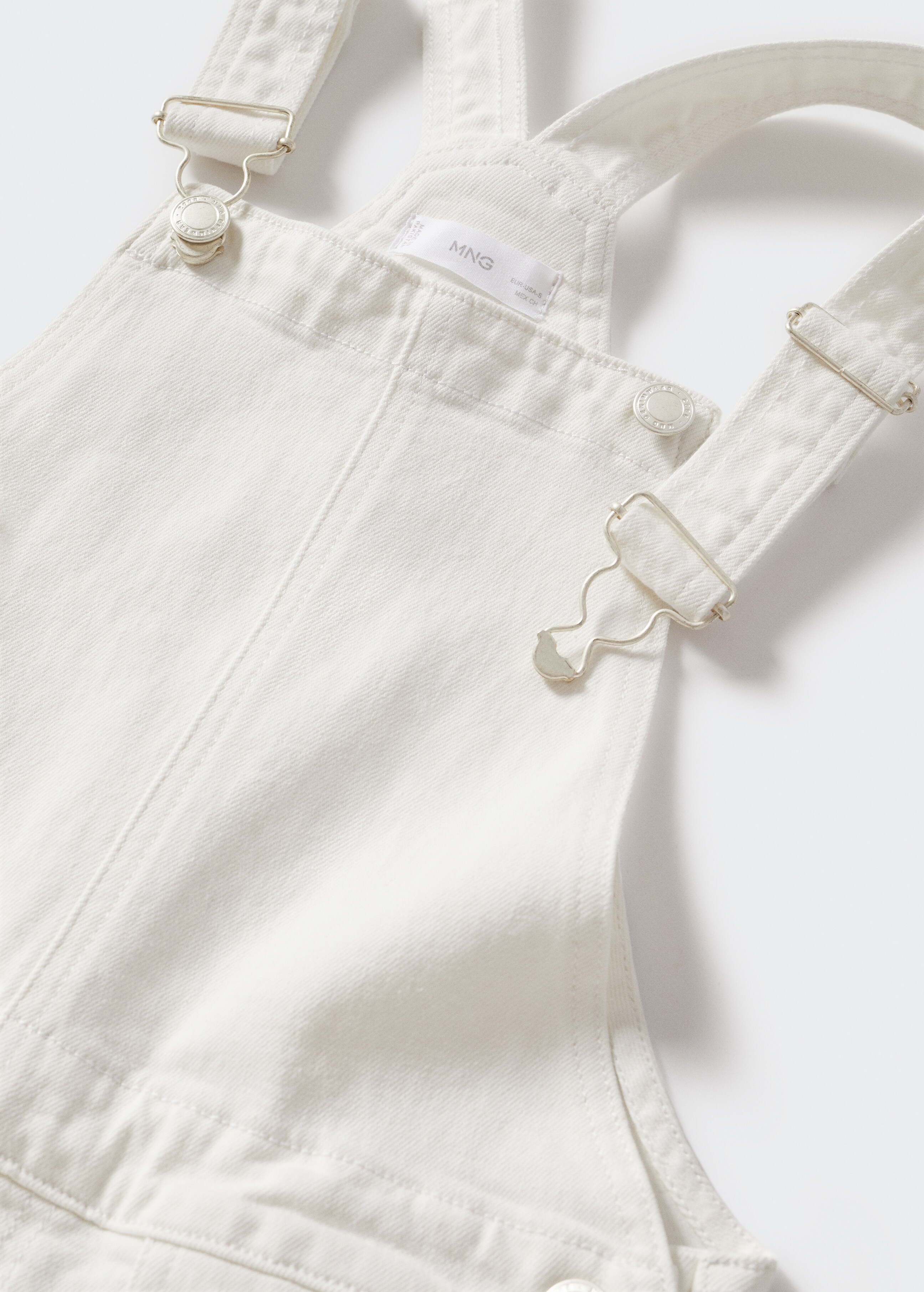 Denim culotte dungarees - Details of the article 8