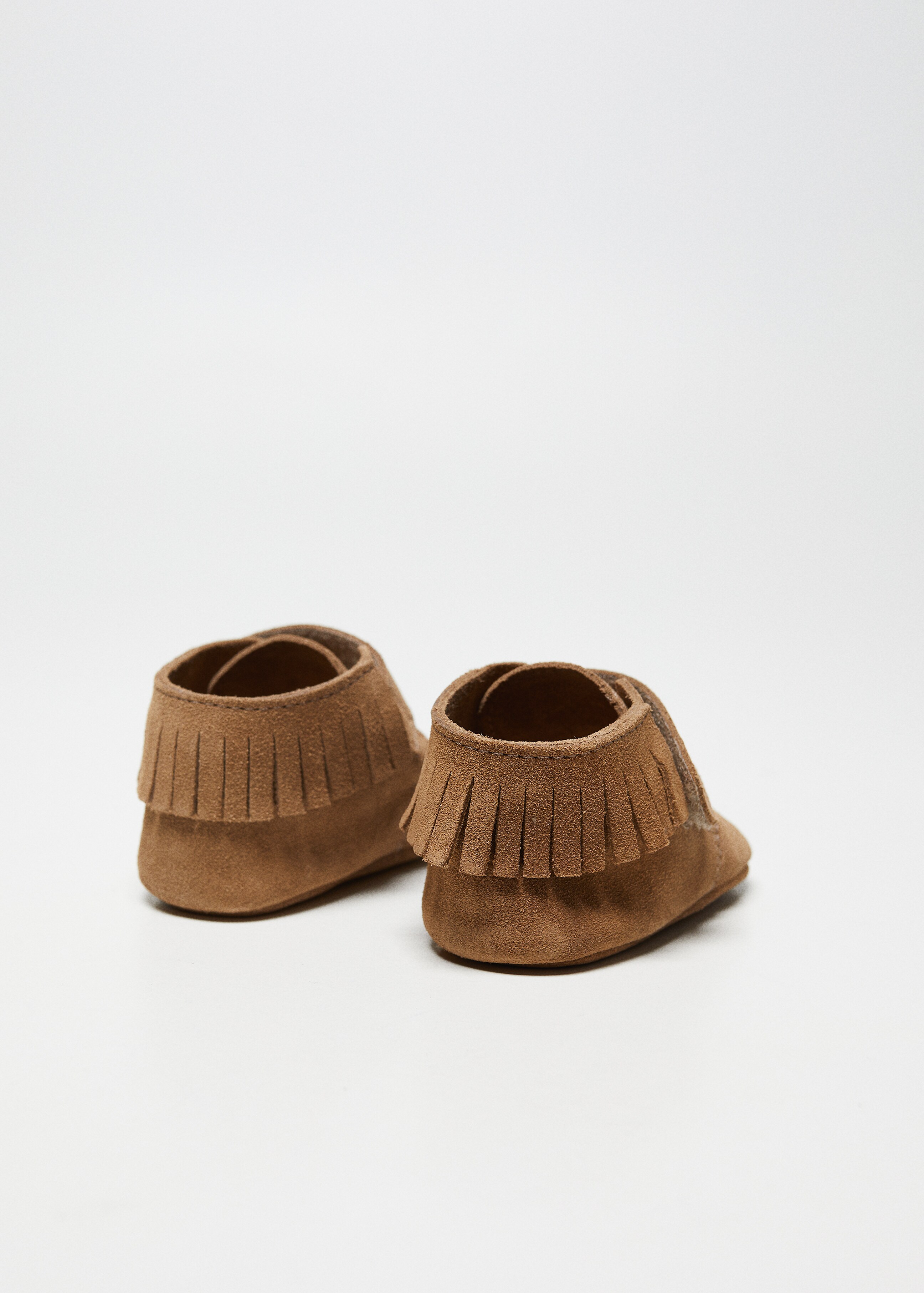 Kožené kotníčkové boty s třásněmi - Detail zboží 2