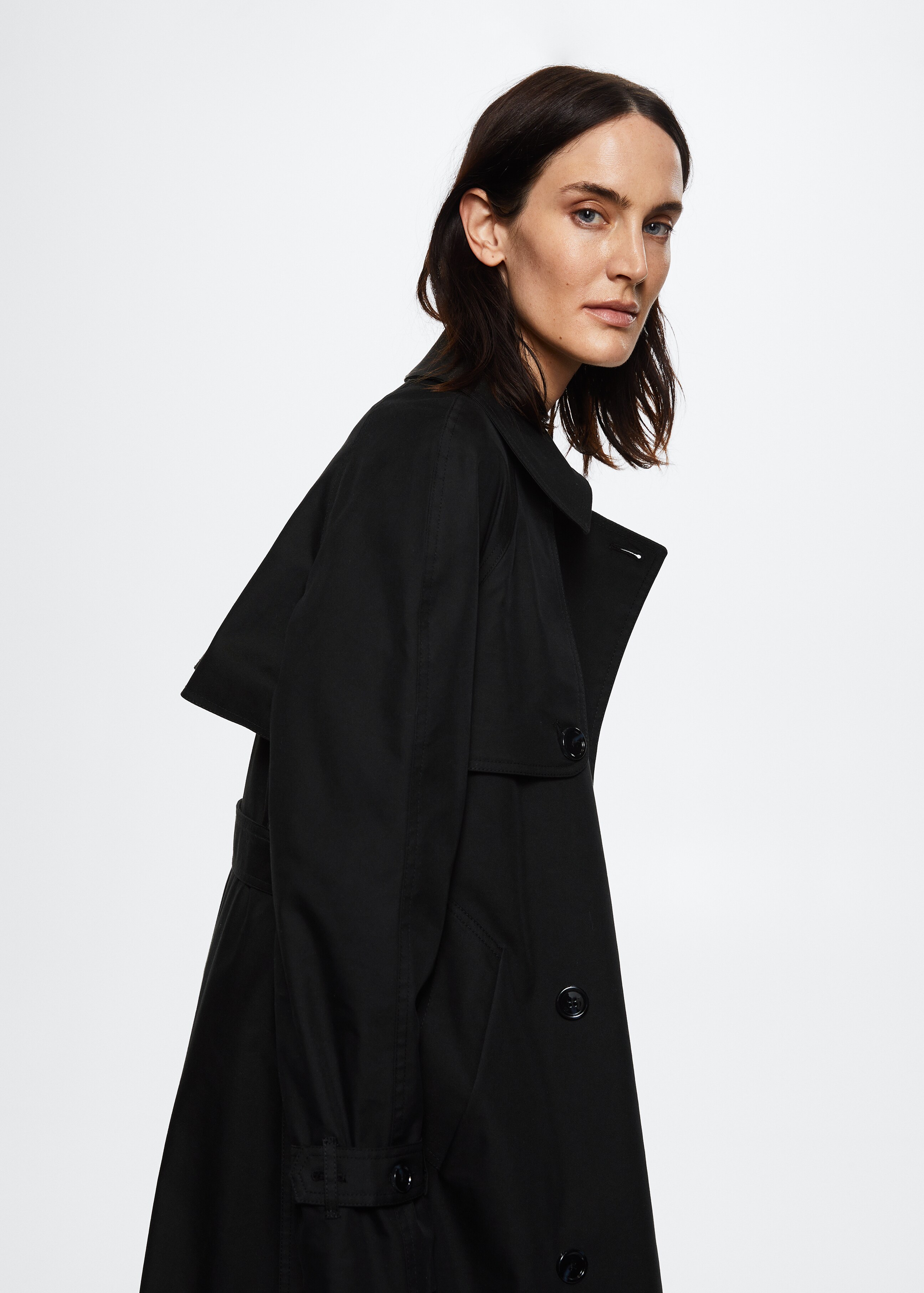 Cotton classic trench coat - Details of the article 2
