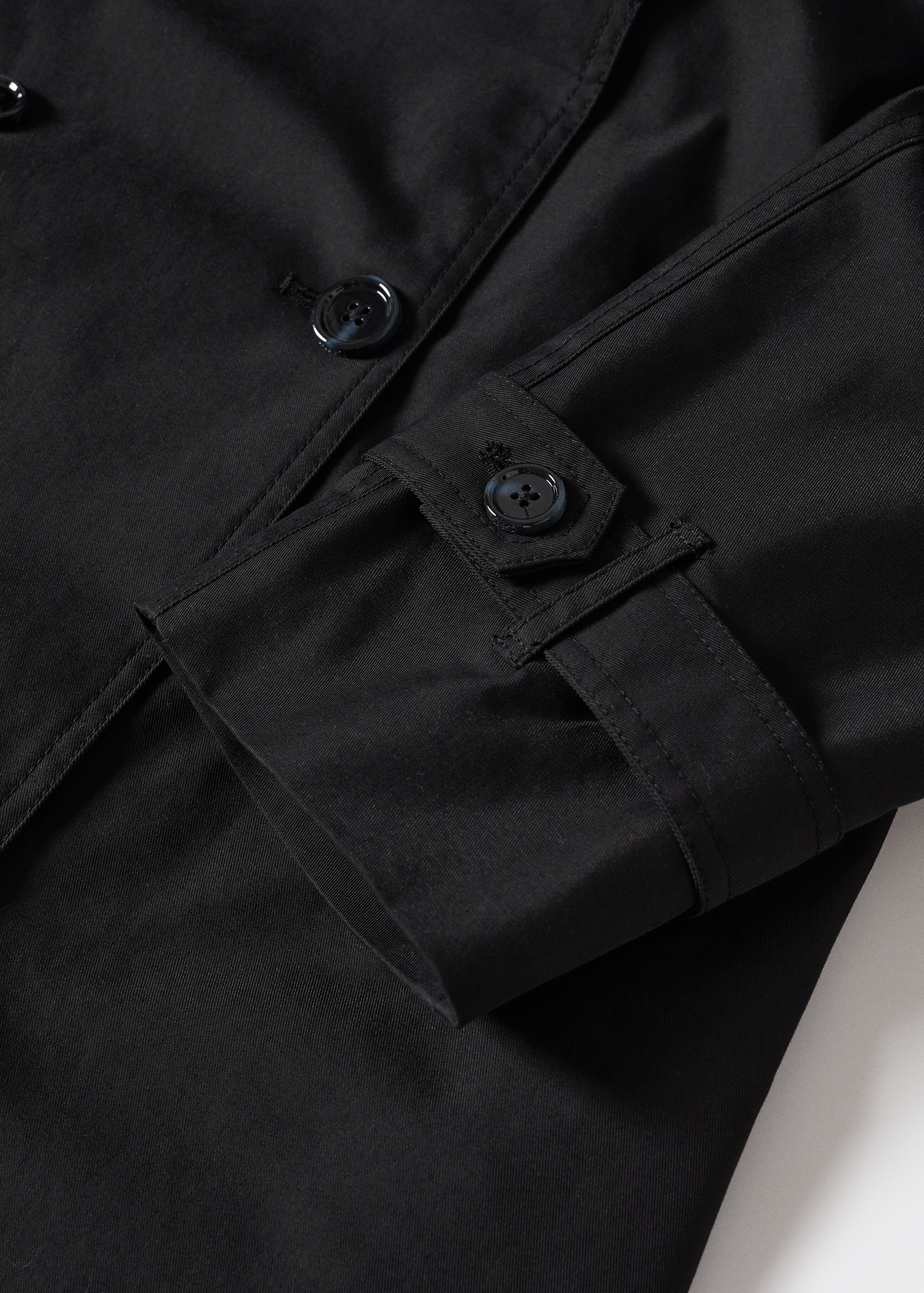 Cotton classic trench coat - Details of the article 8