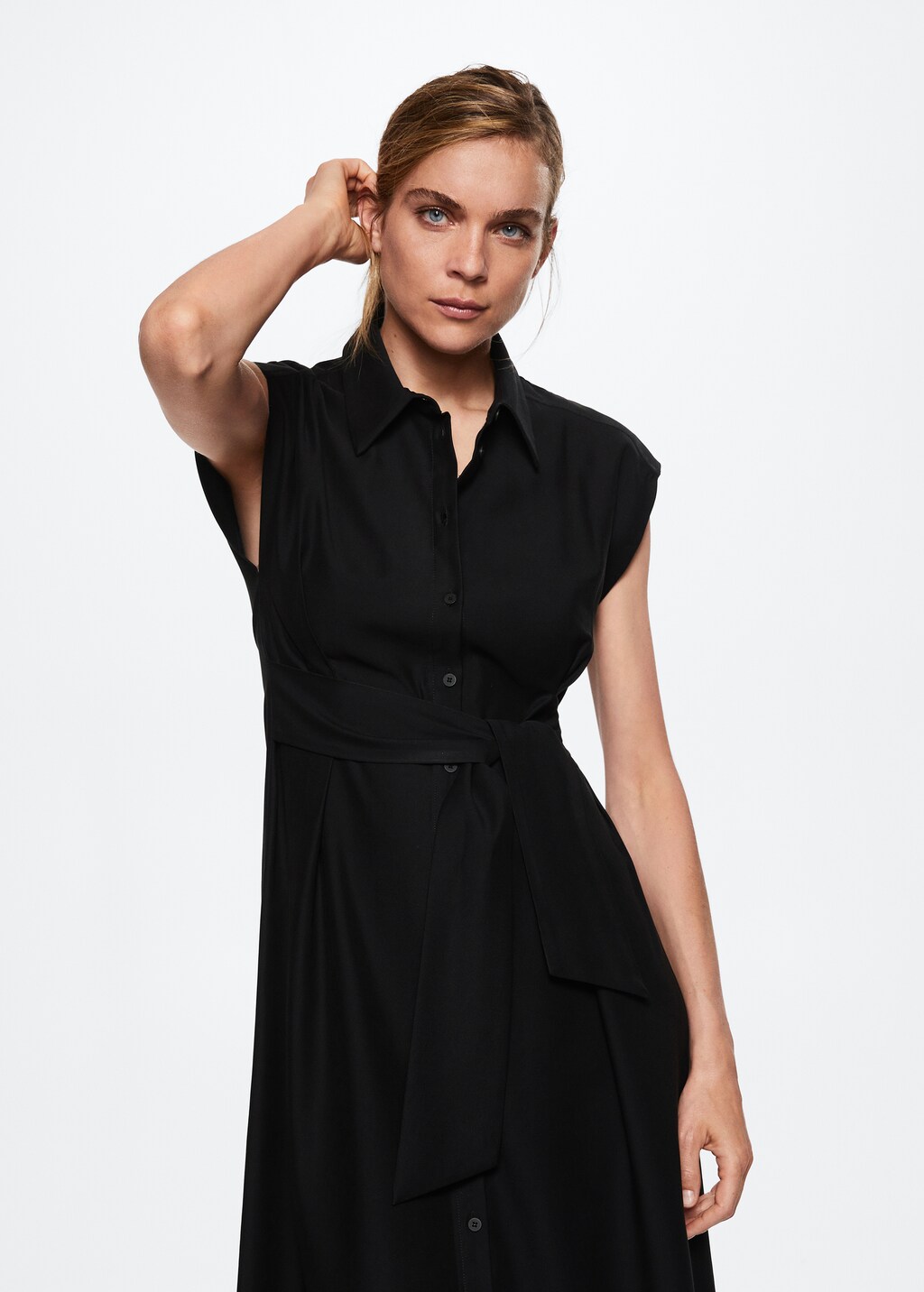 Flowy shirt dress