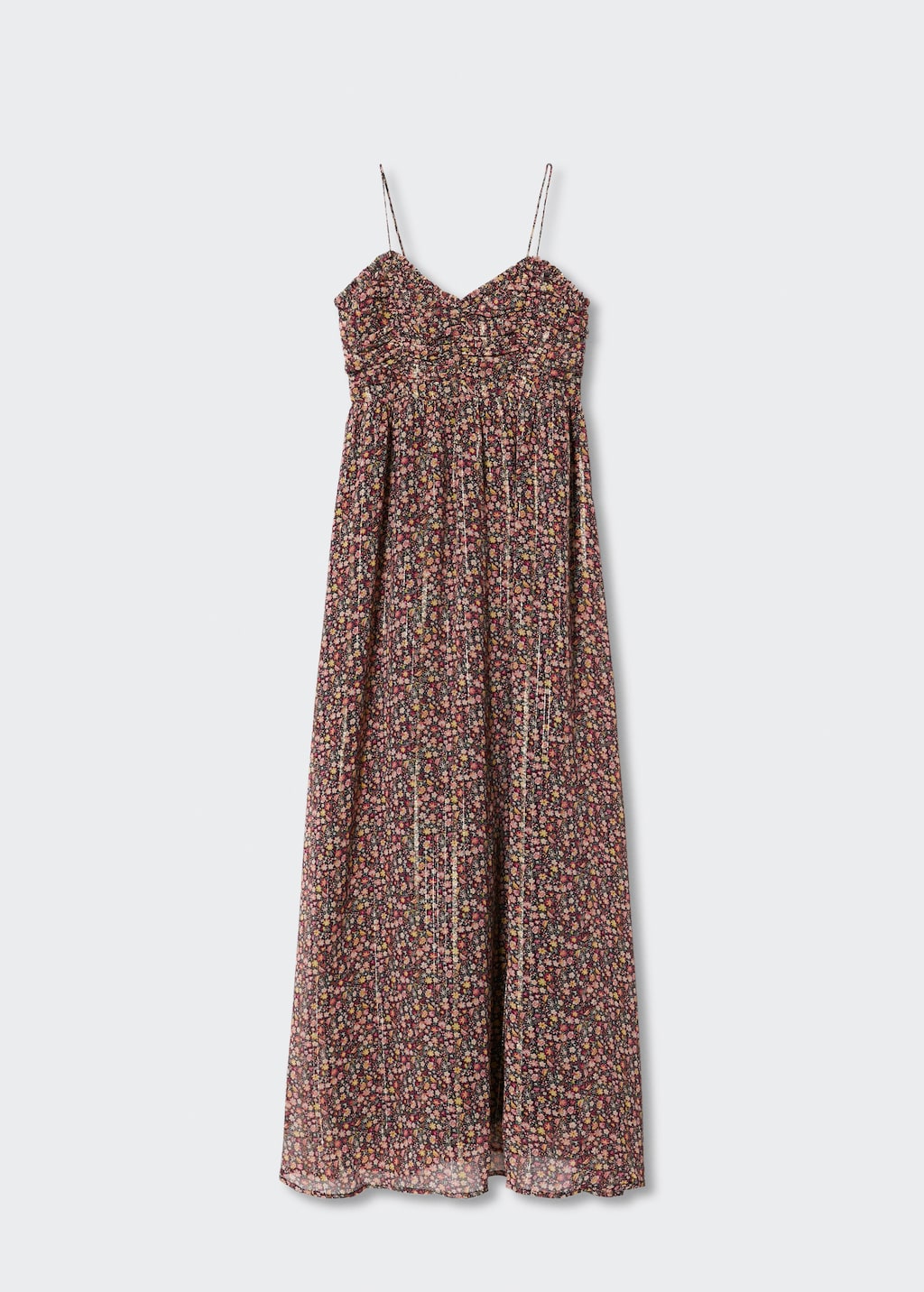 Lurex floral dress