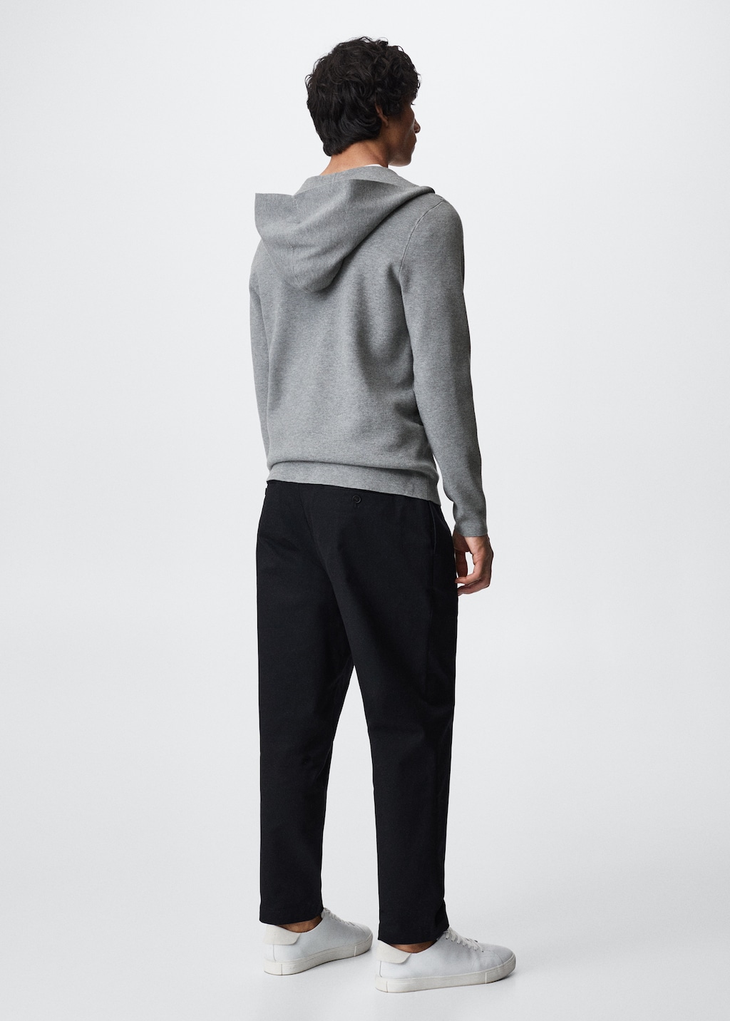 Breathable hooded sweater - Reverse of the article