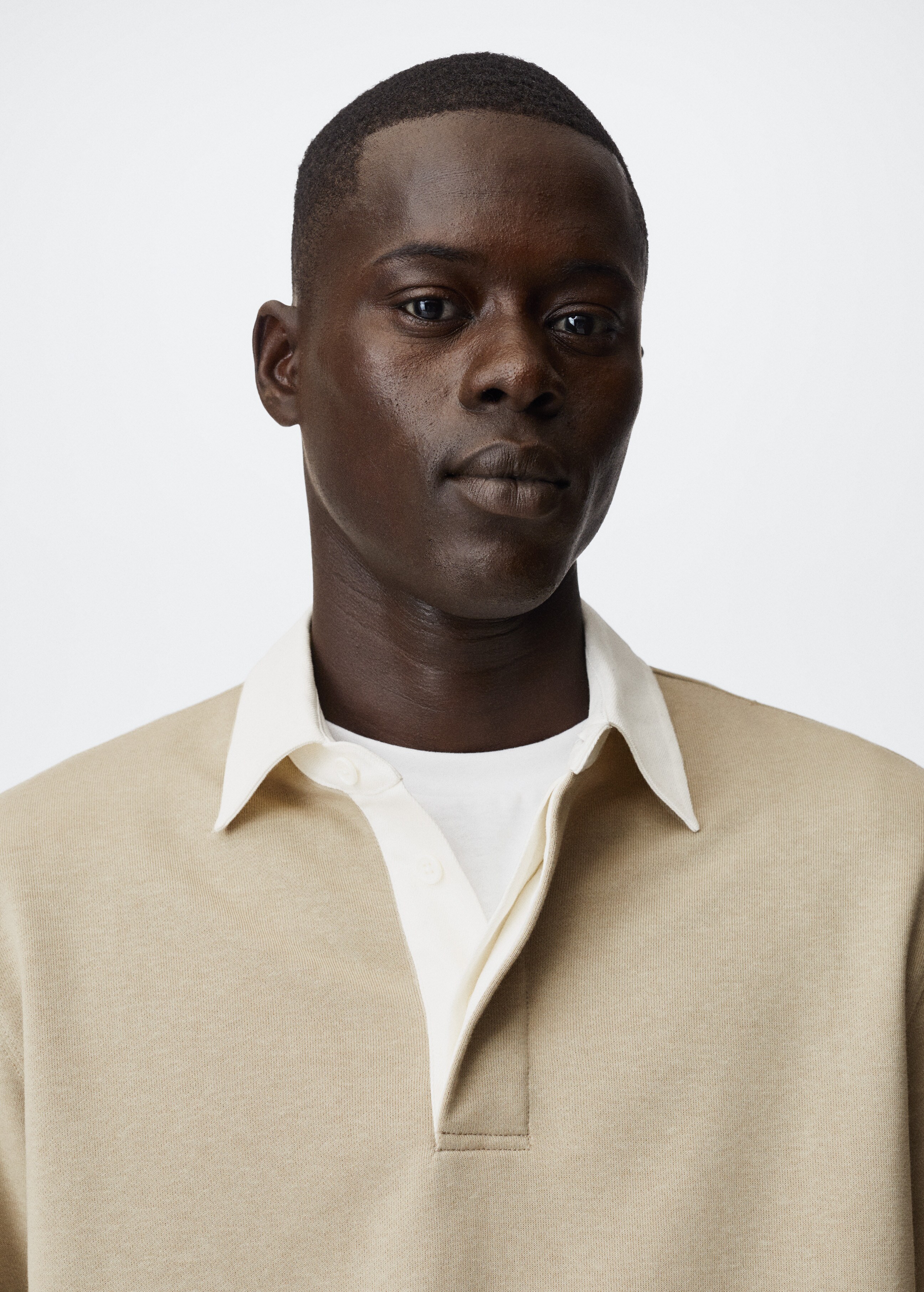 Button-down collar polo shirt - Details of the article 1