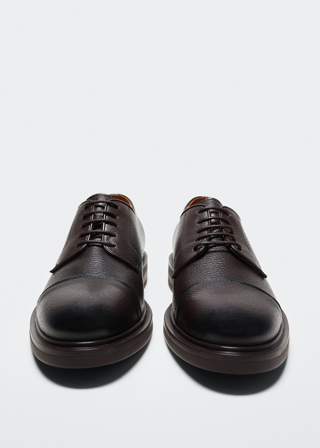 Leather blucher shoes - Medium plane