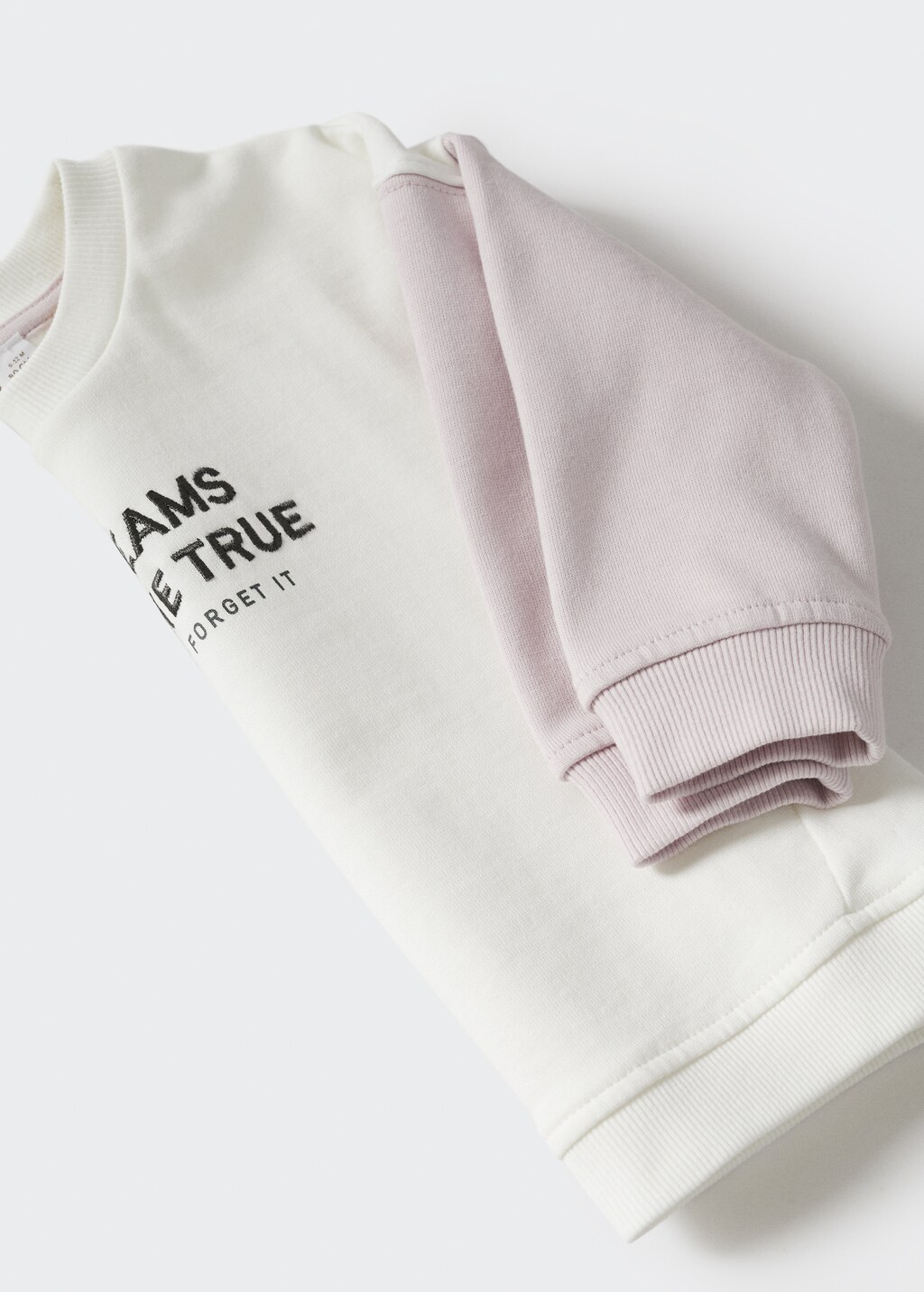 Sweatshirt med broderad text - Detaljer om artikeln 9