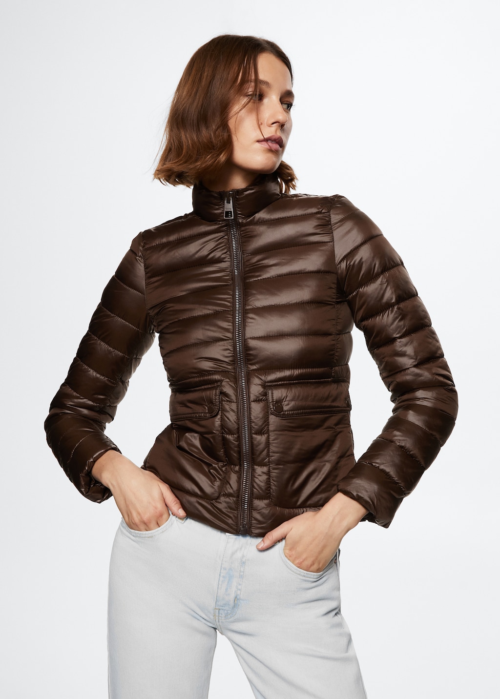 Pocket quilted jacket - Medium plane