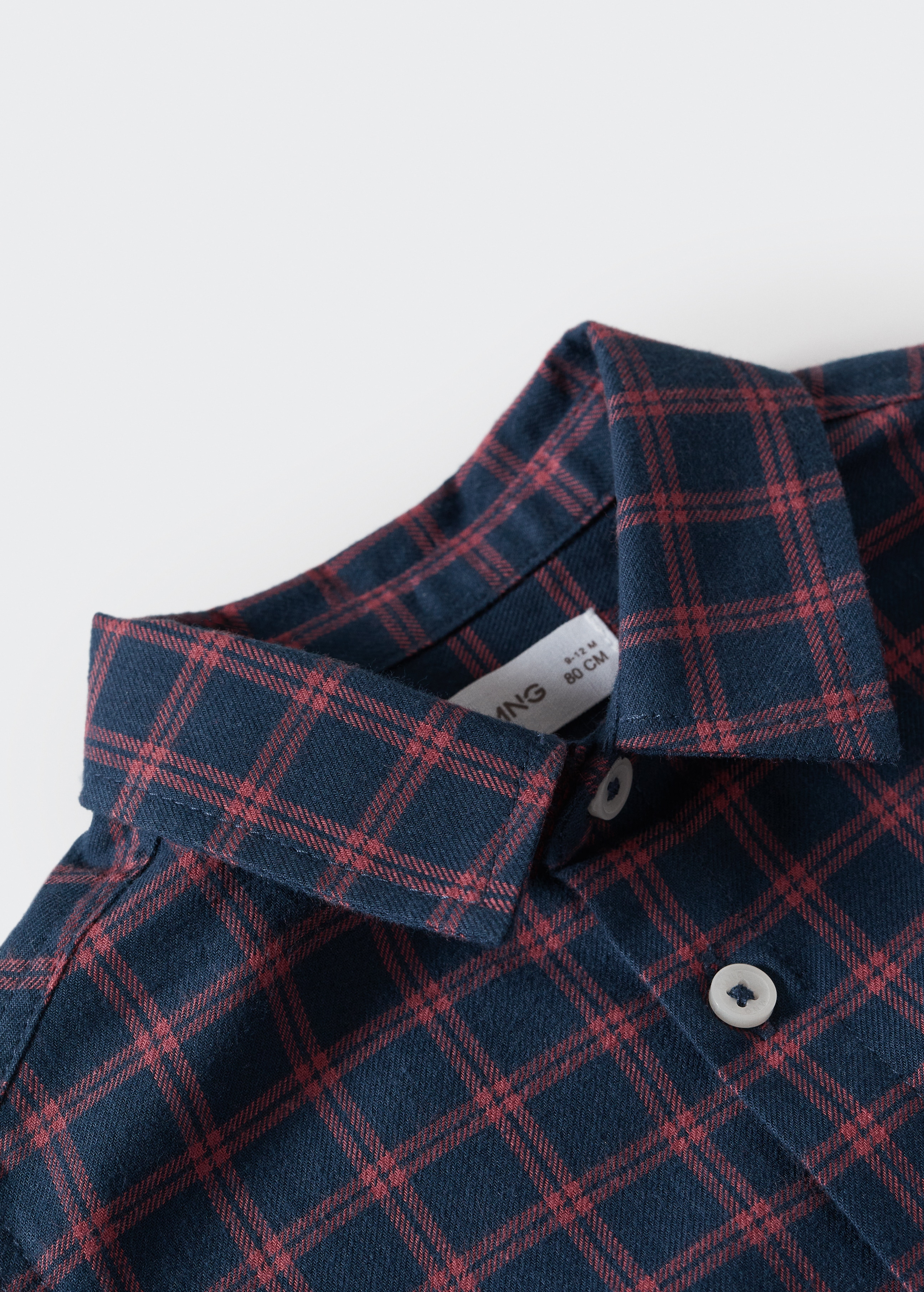 Check cotton shirt - Details of the article 8