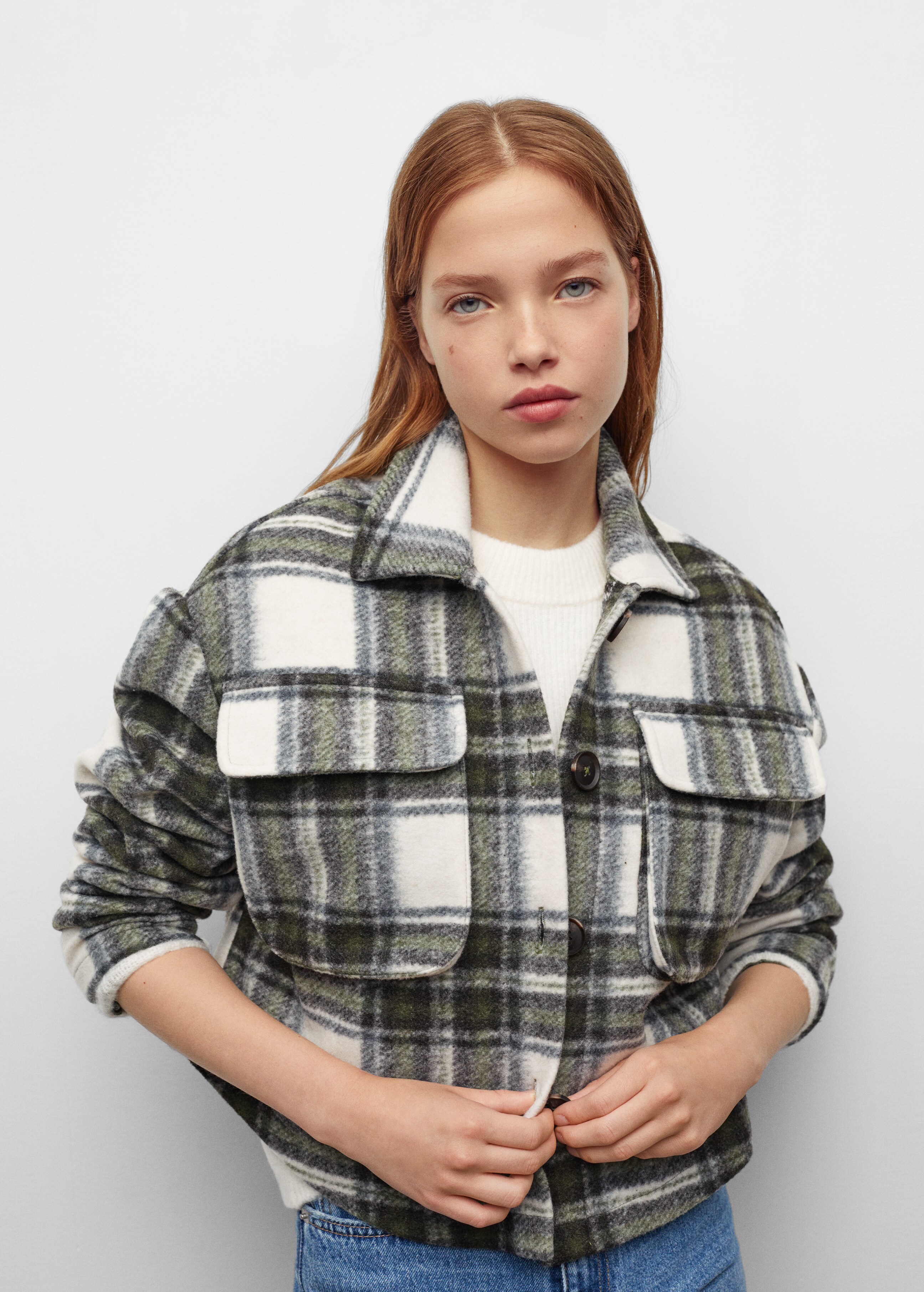 Checked overshirt - Details of the article 1