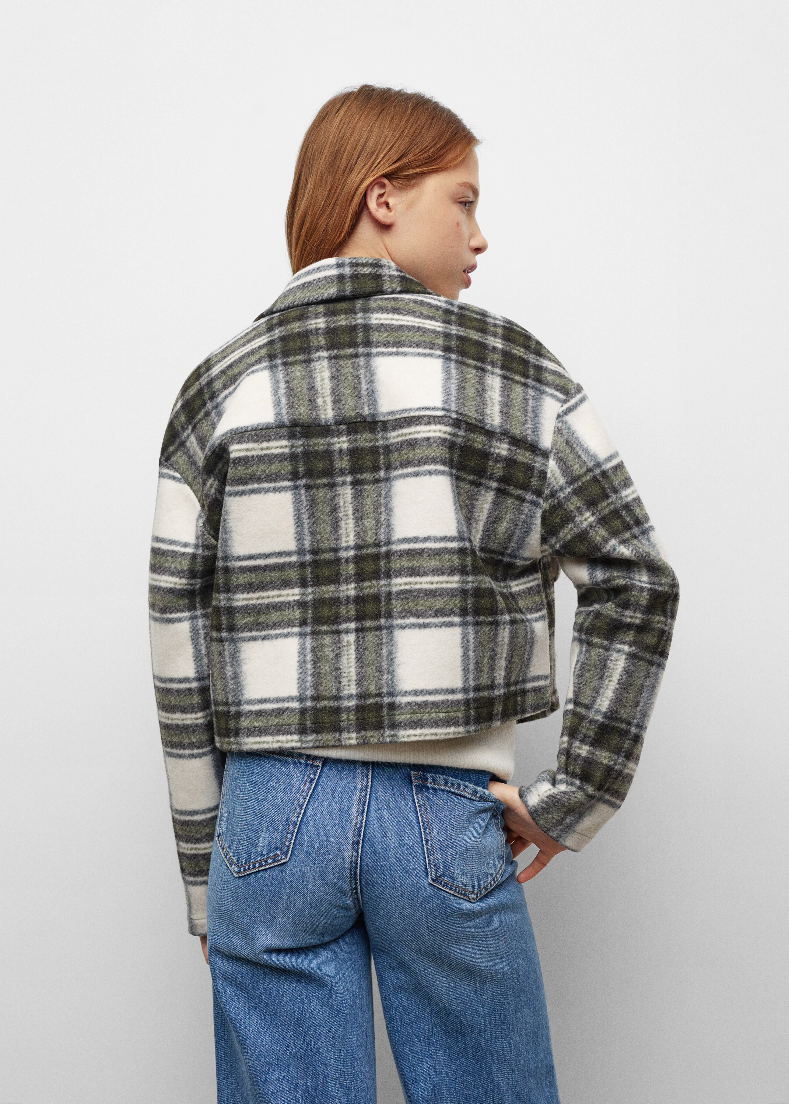 Checked overshirt - Reverse of the article