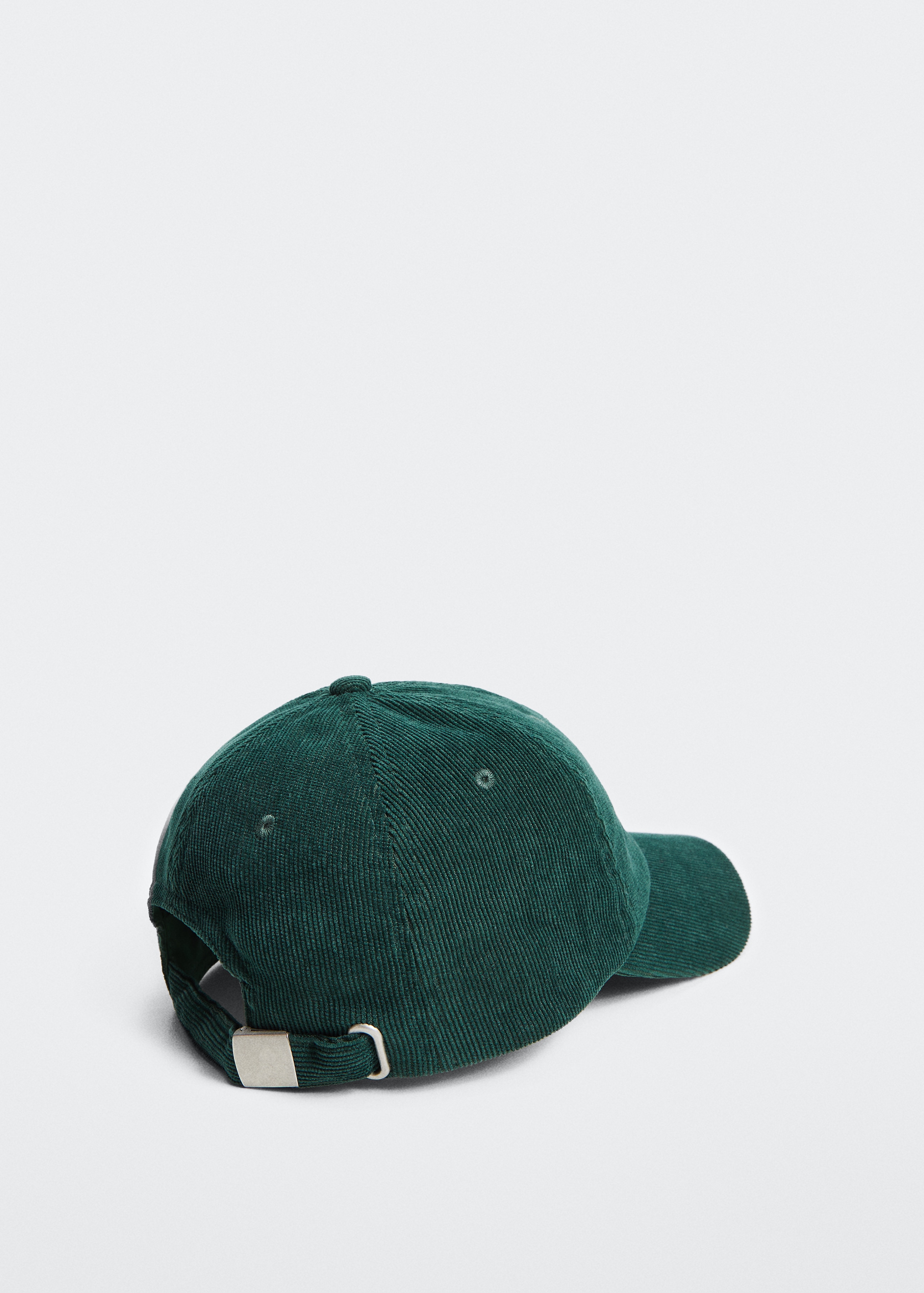 Embroidered corduroy cap - Details of the article 2