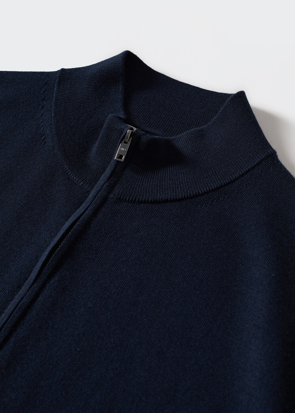 Wool zip neck jumper - Details of the article 8