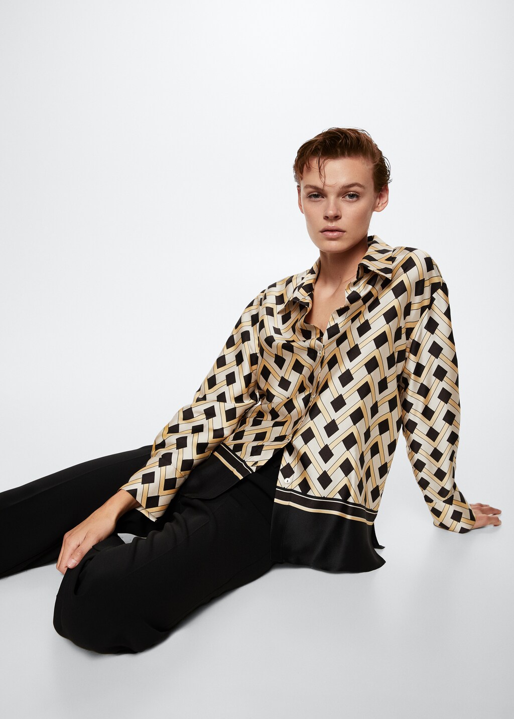 Geometric print shirt - Details of the article 2