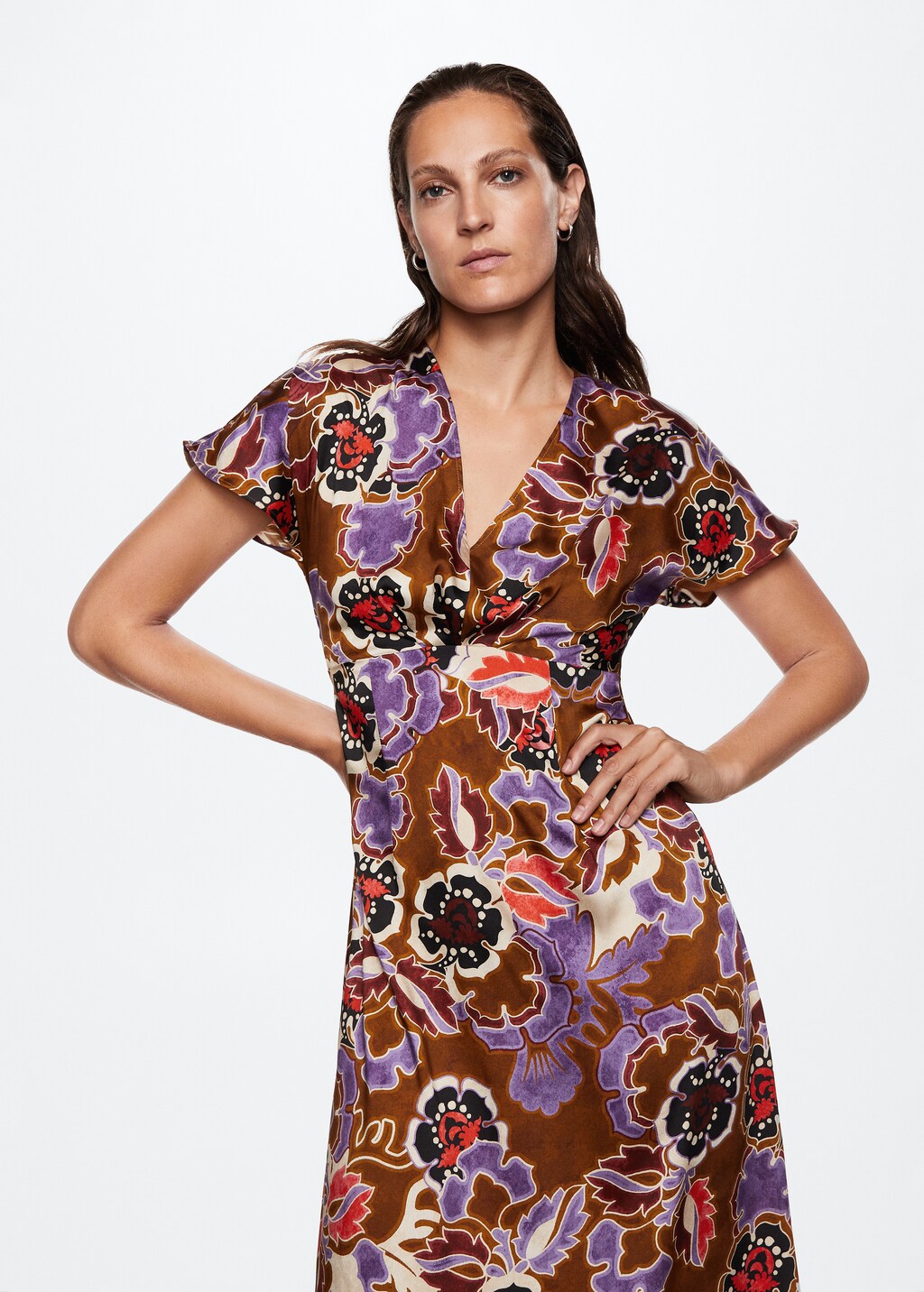 Floral print dress - Medium plane