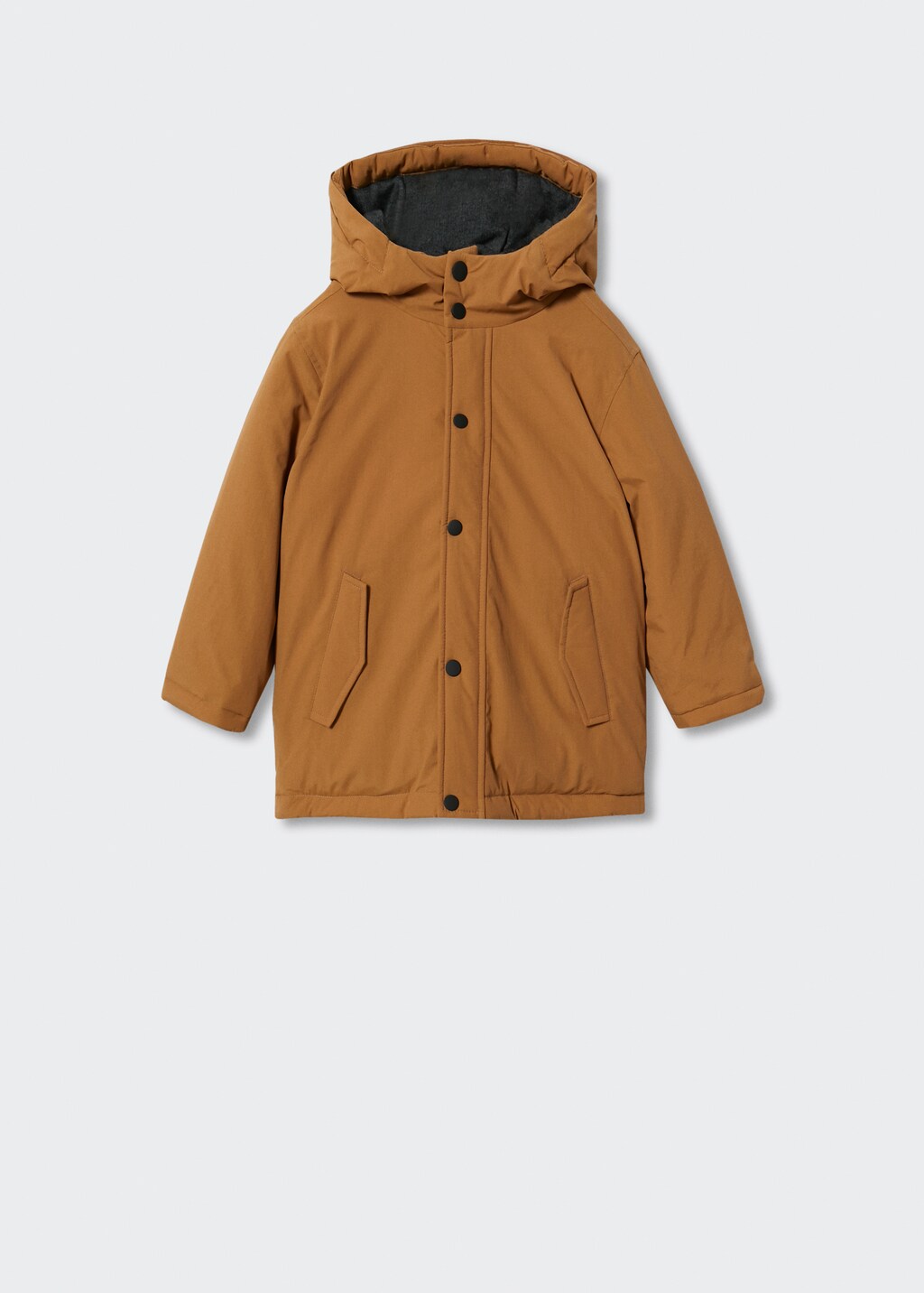 Detachable faux fur hood anorak - Details of the article 9