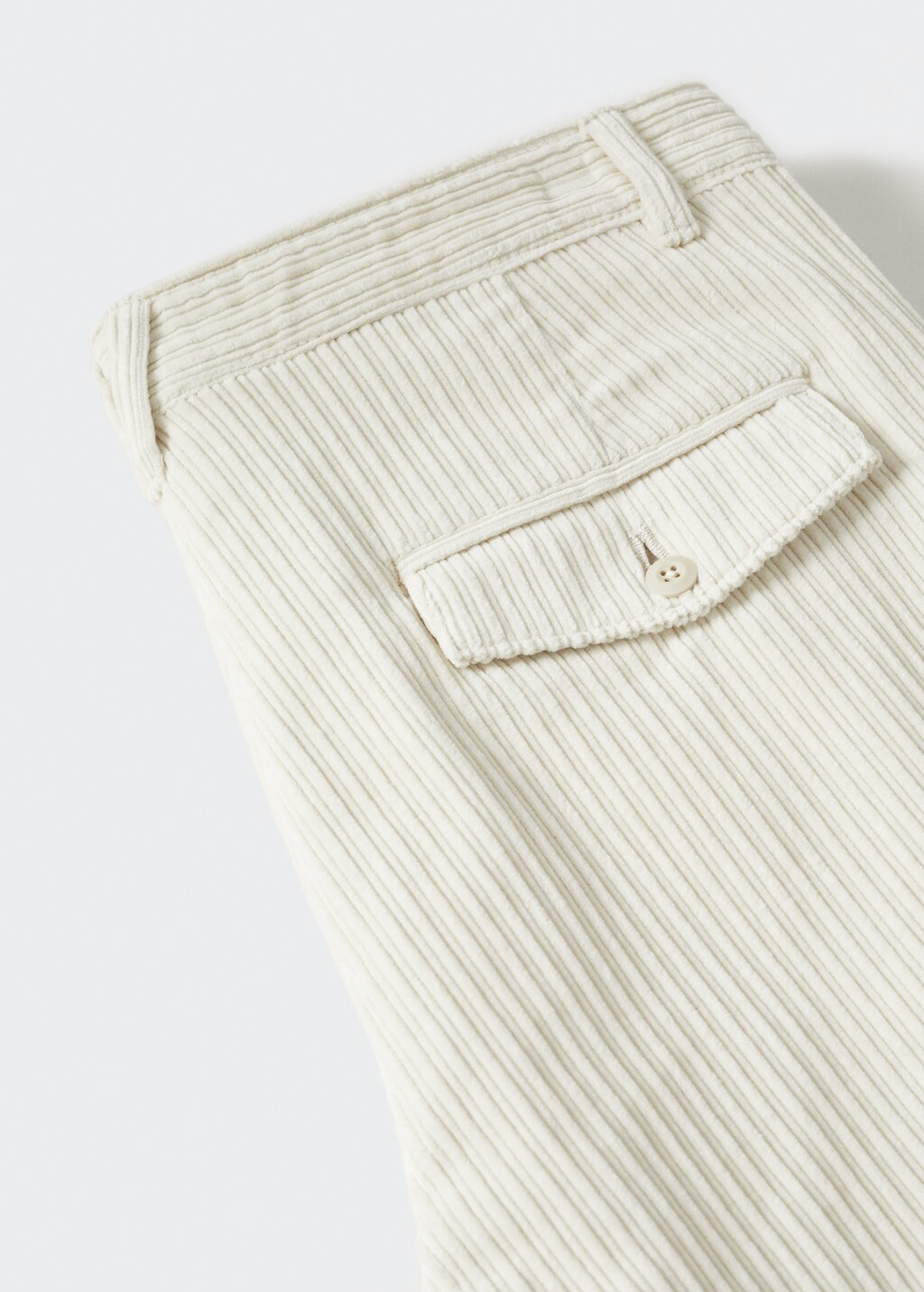 Regular fit corduroy trousers - Details of the article 8