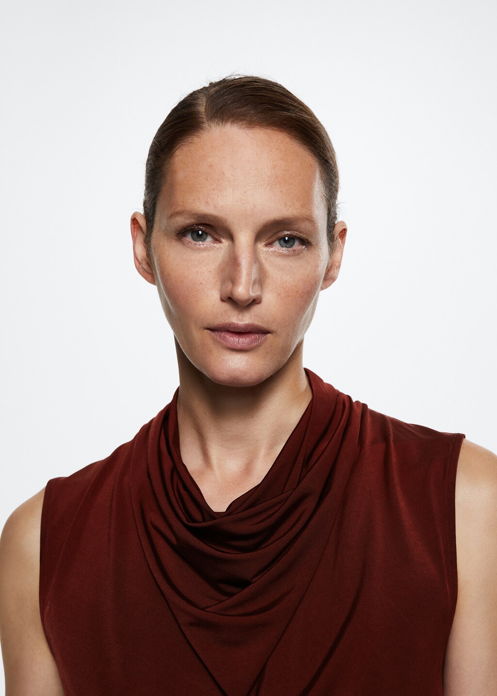 Draped neck top - Details of the article 2