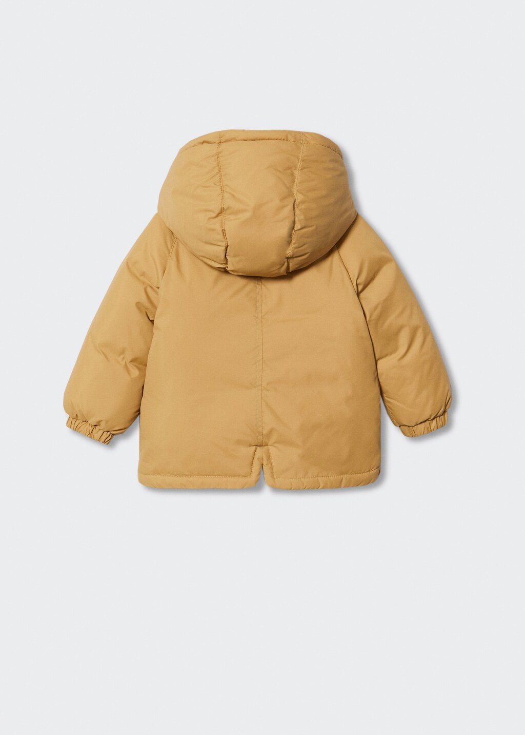 Padded anorak with shearling lining - Reverse of the article