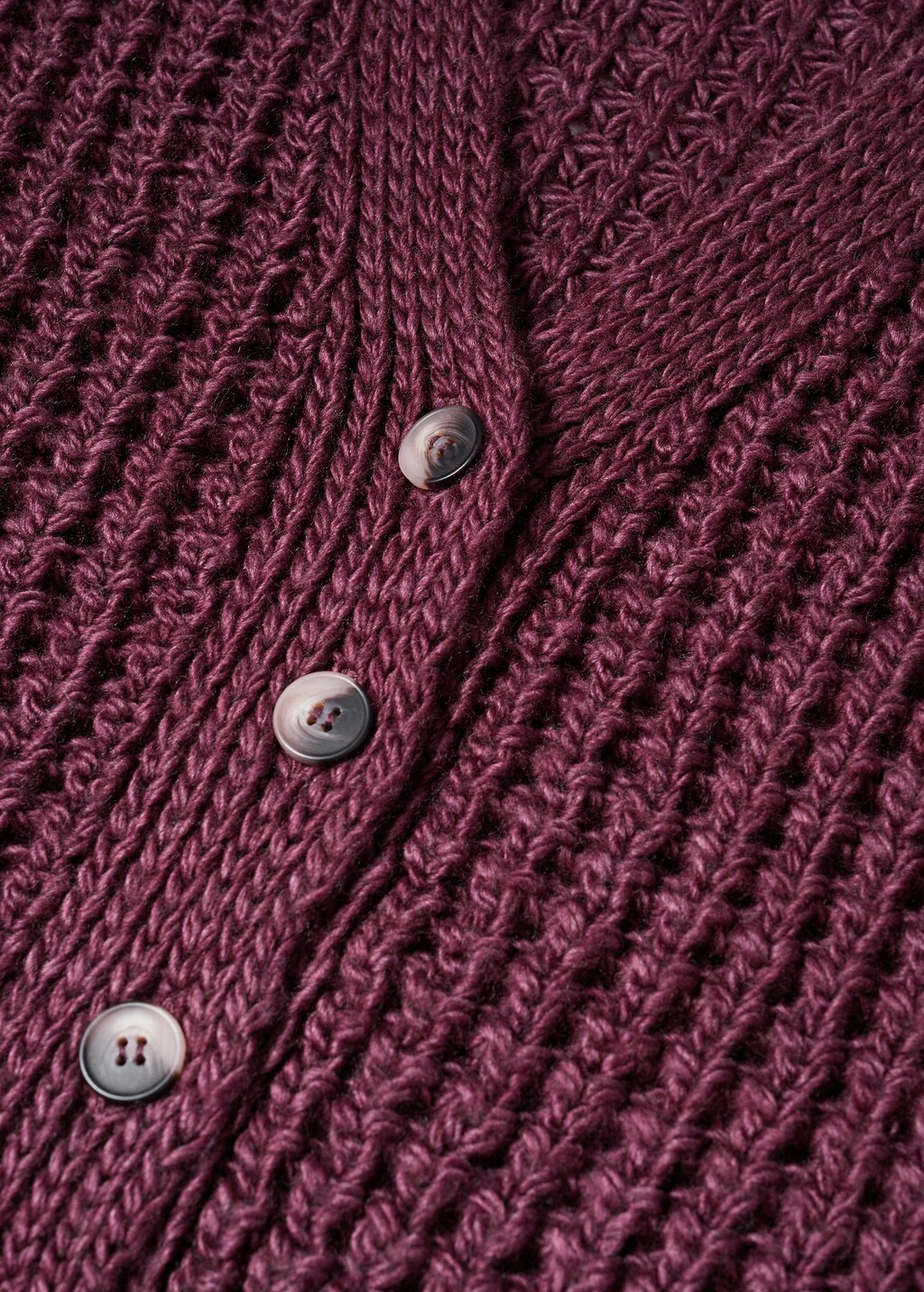 Oversized Cardigan mit Knöpfen - Detail des Artikels 8