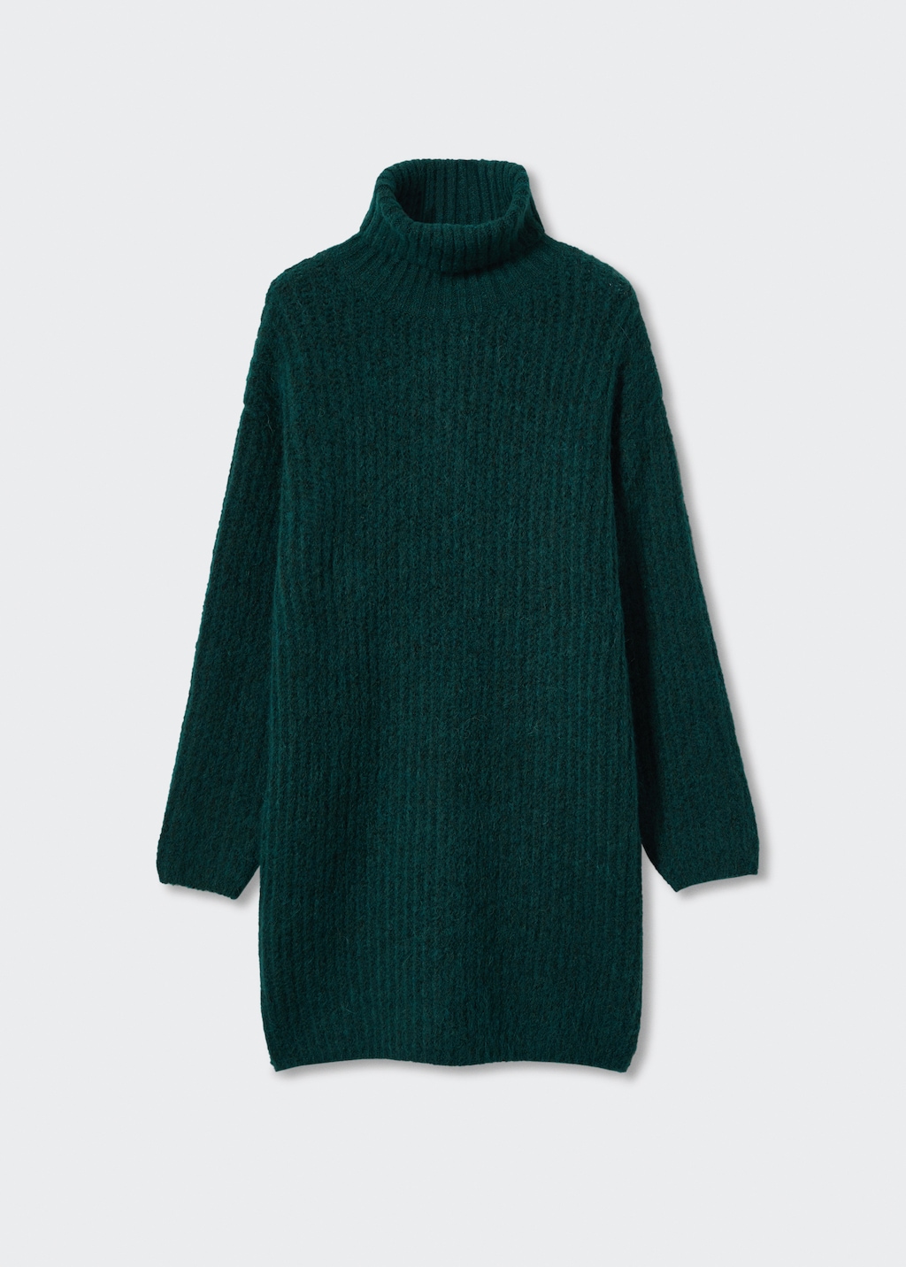 Knitted turtleneck dress - Article without model