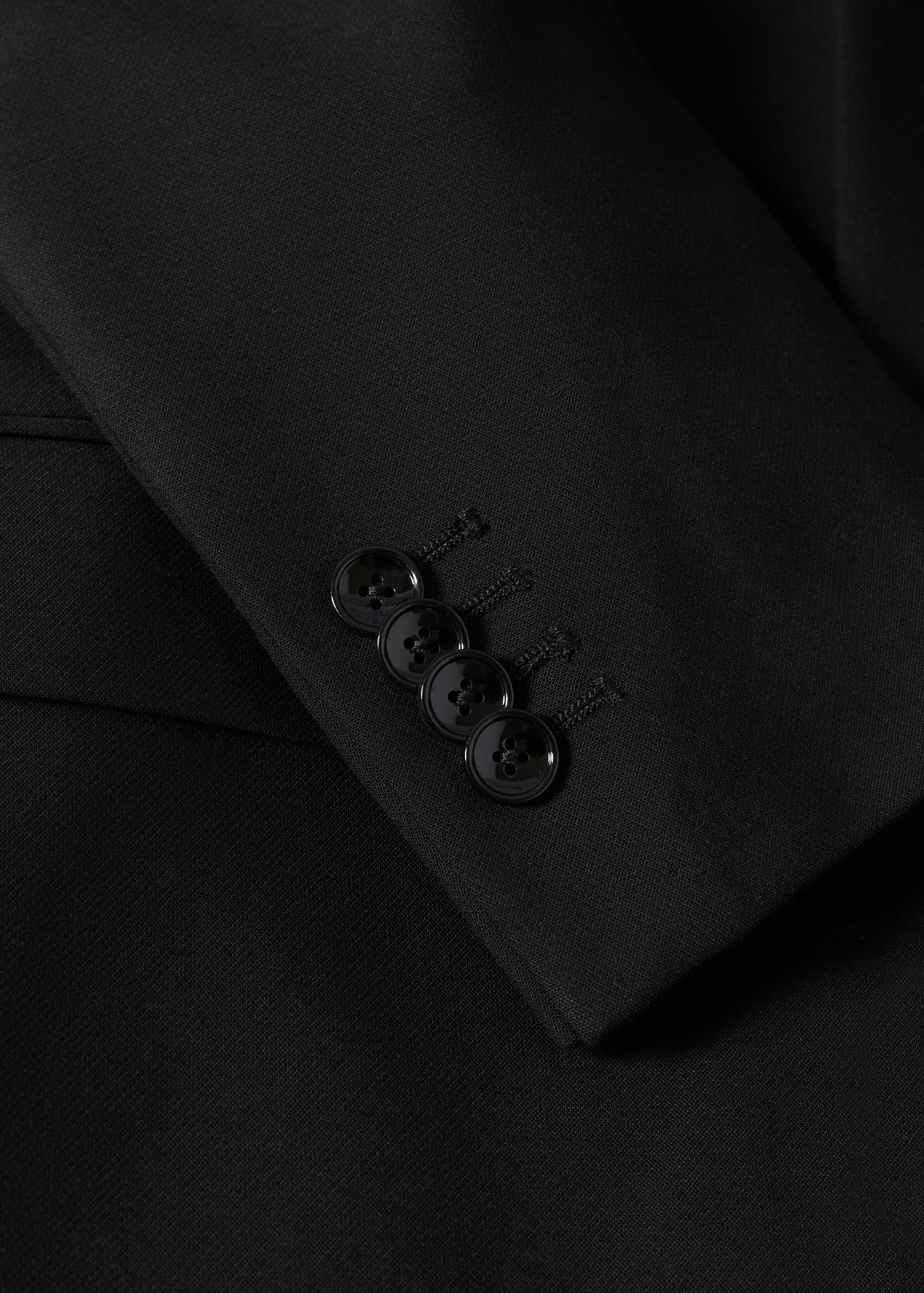 Slim fit double-breasted suit blazer - Details of the article 7