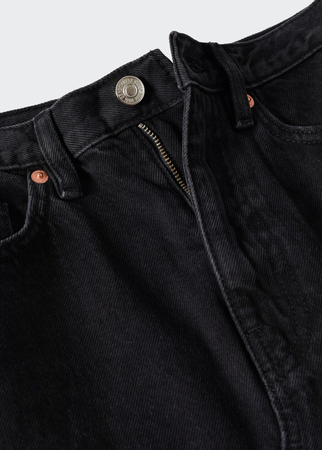 Slit denim skirt - Details of the article 8