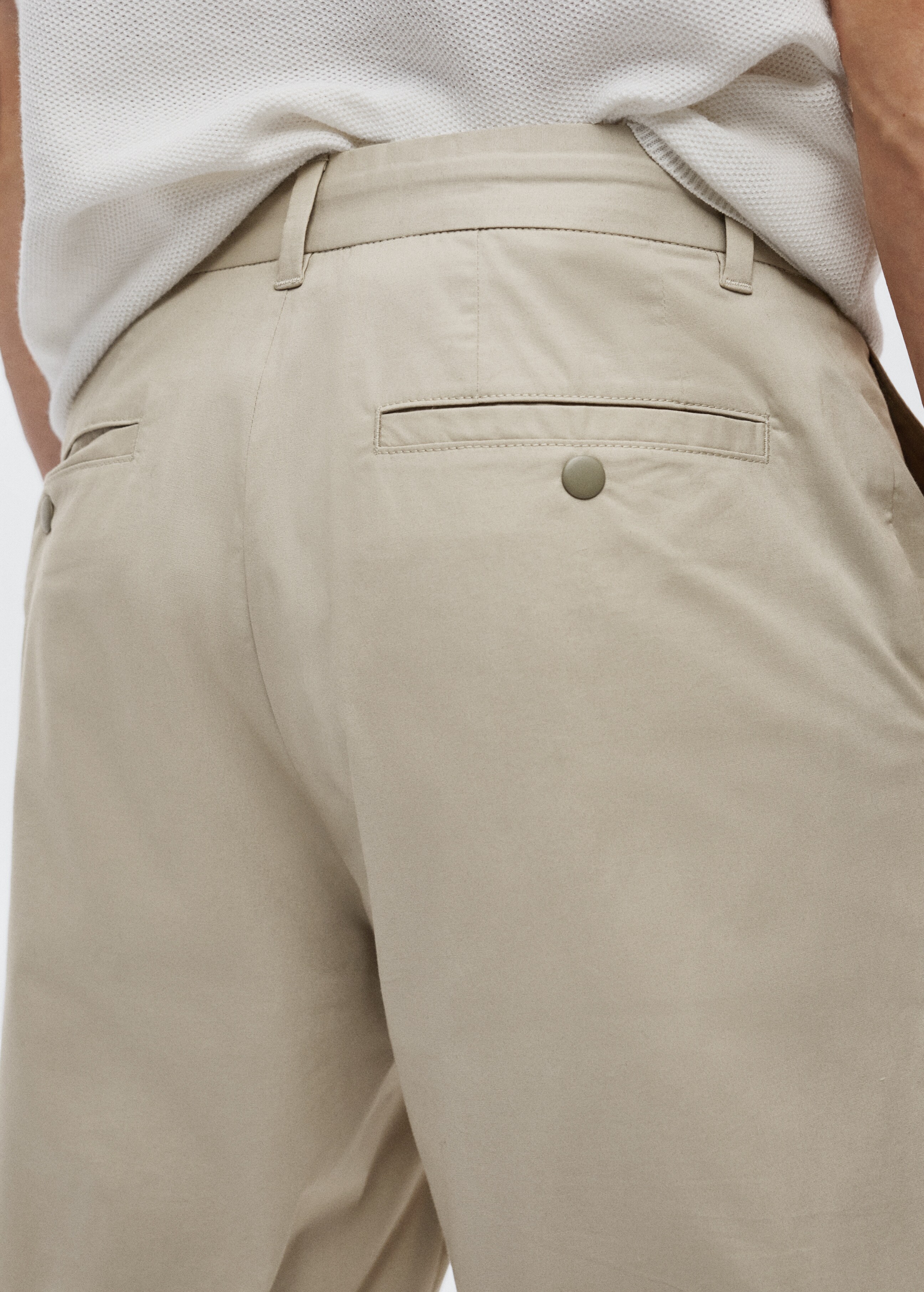 Cotton jogger-style trousers - Details of the article 3