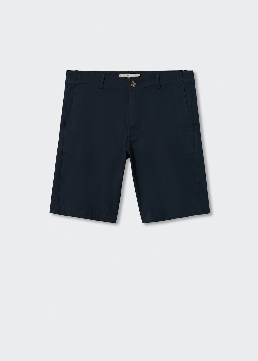 Slim-fit chino cotton bermuda shorts - Article without model