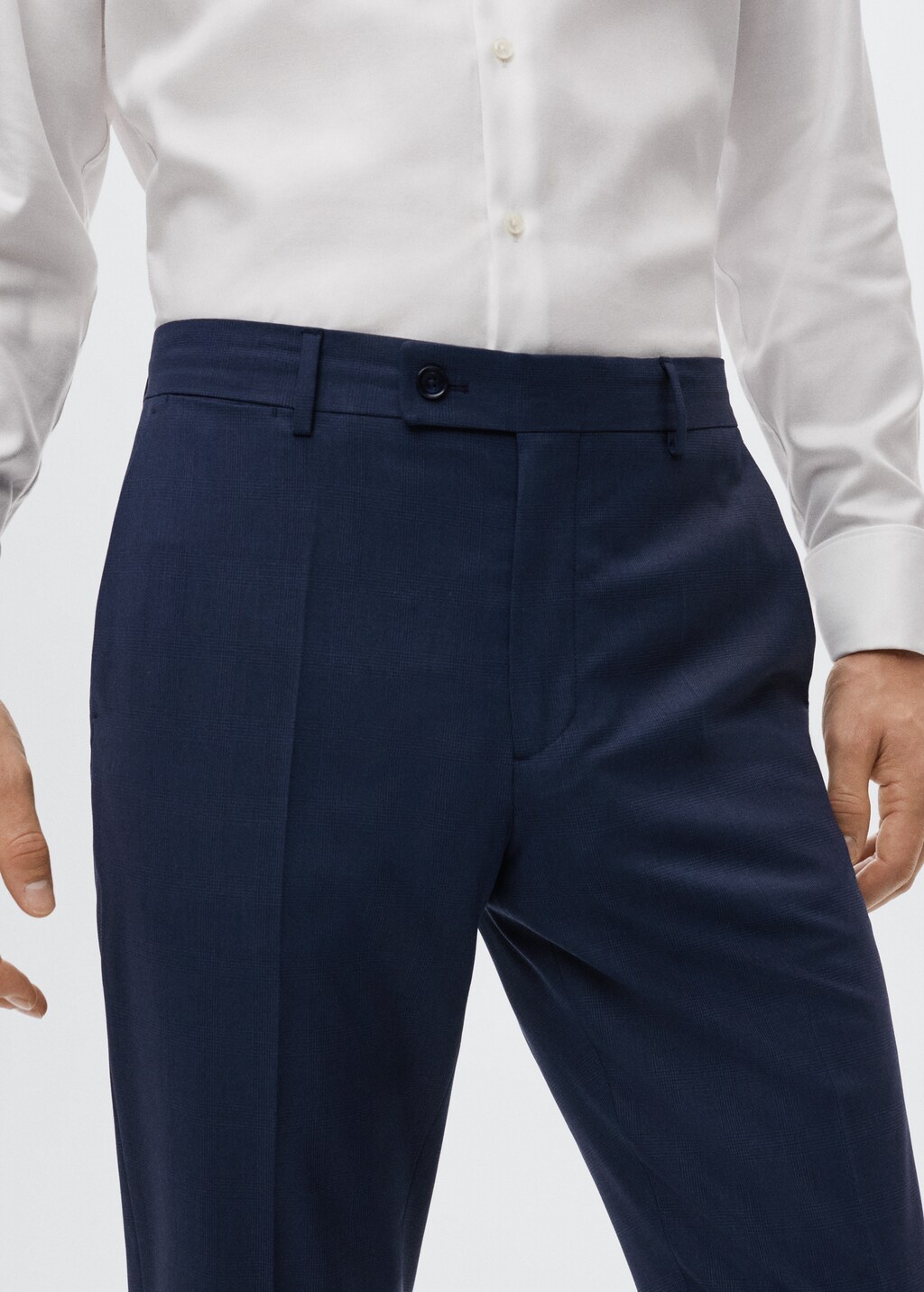 Pantalons vestir slim fit llana - Detall de l'article 1