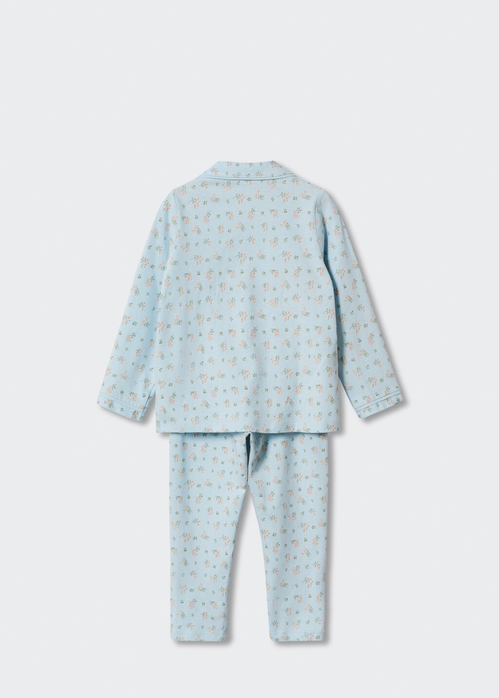 Printed long pyjamas - Reverse of the article