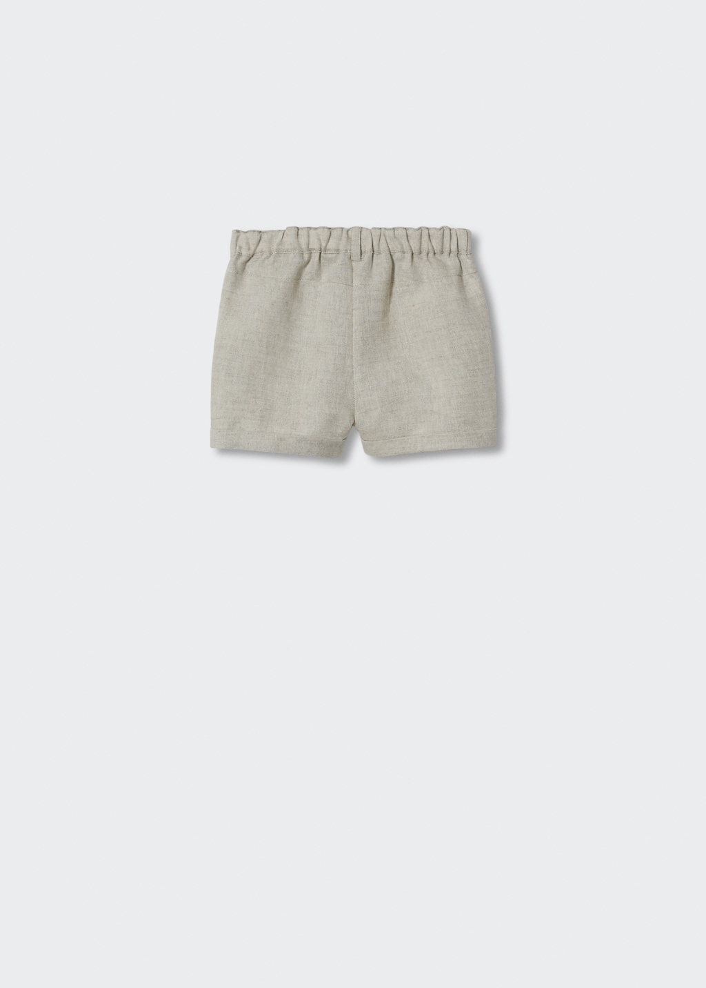 Cotton linen-blend shorts - Reverse of the article