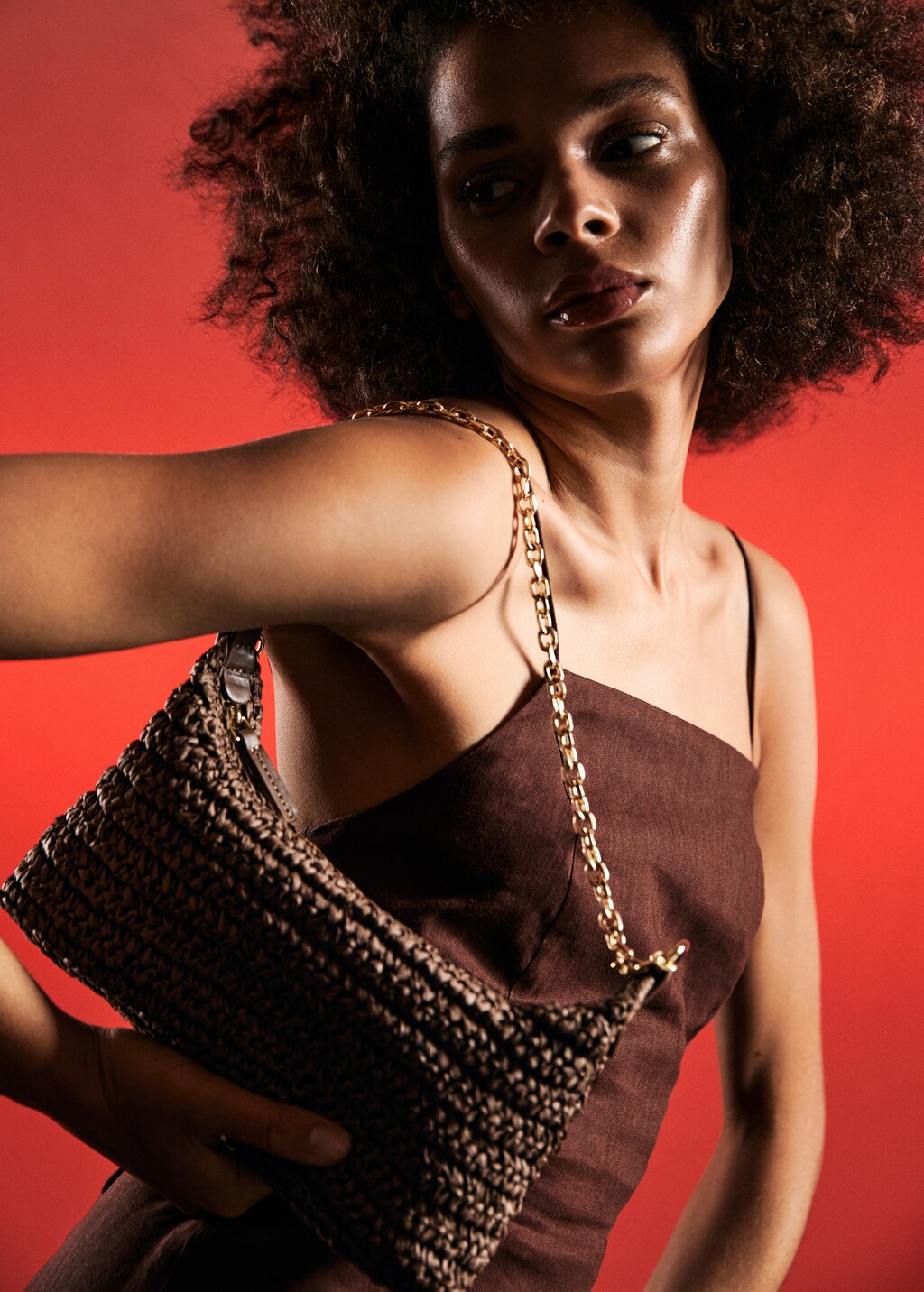 Raffia shoulder bag - Details of the article 9