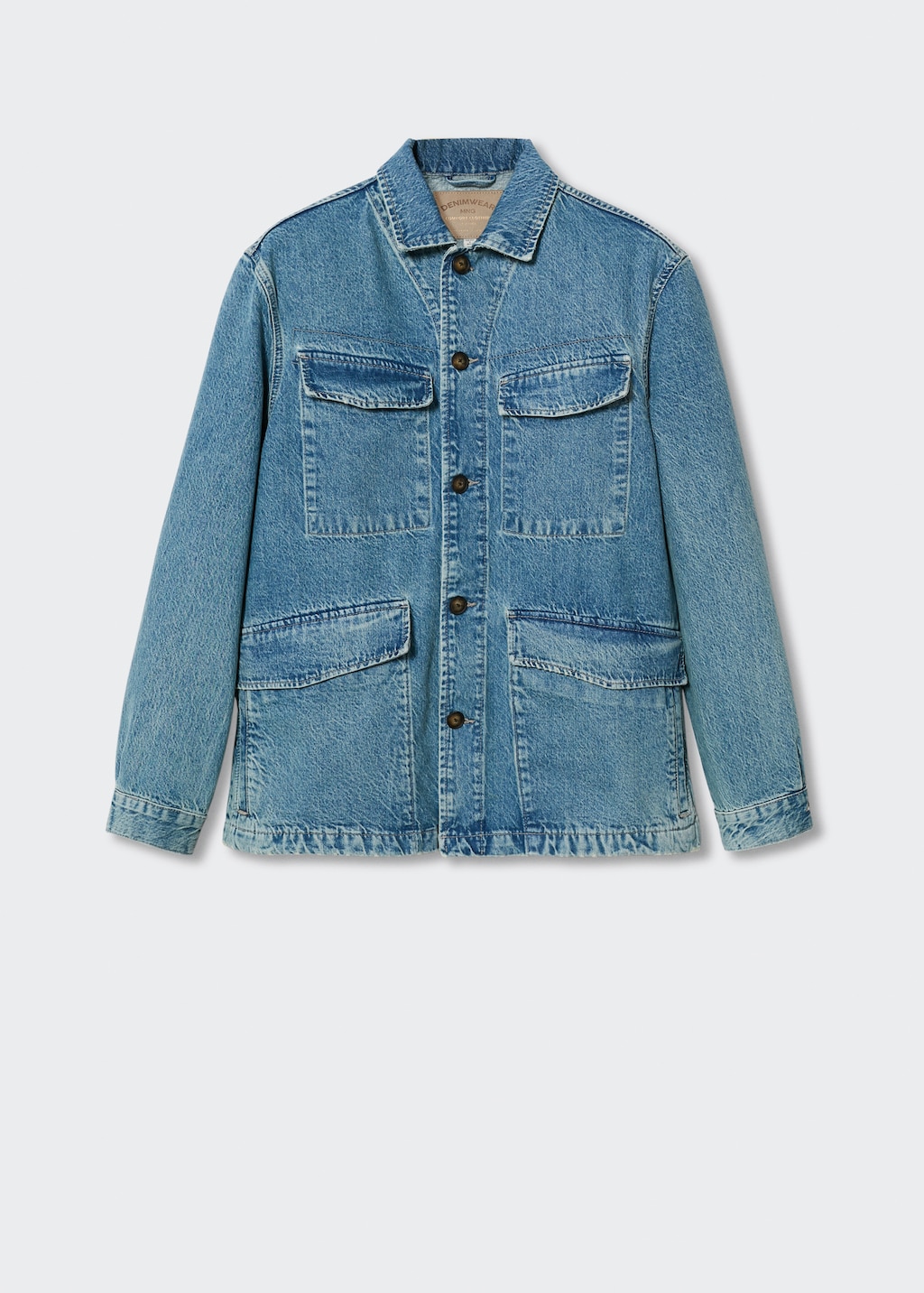 Pockets denim jacket - Article without model