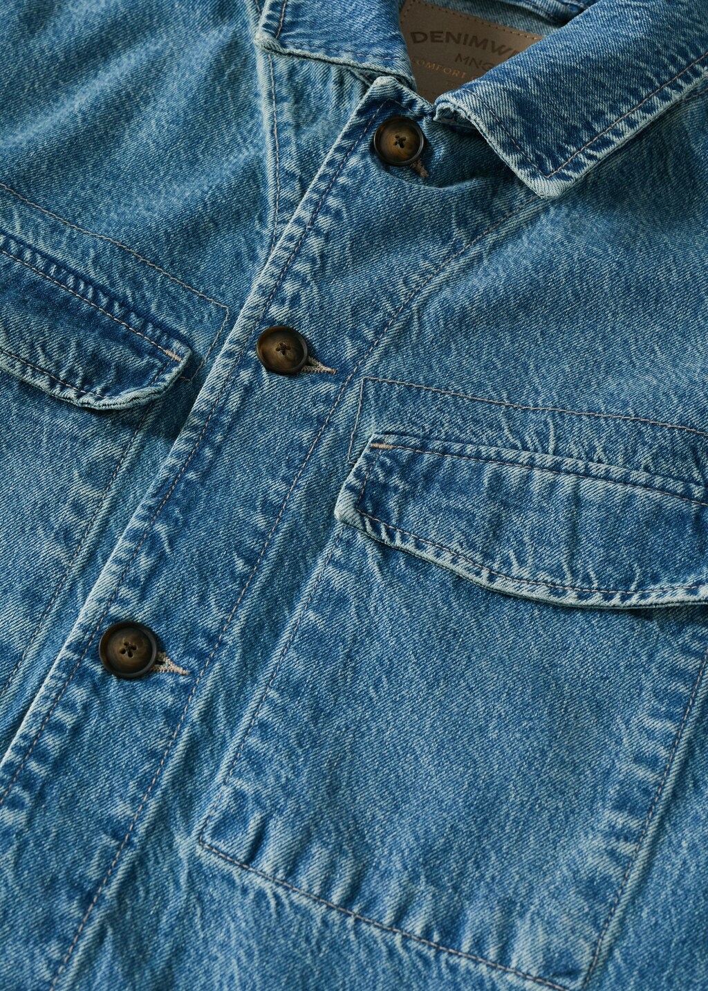 Pockets denim jacket - Details of the article 8