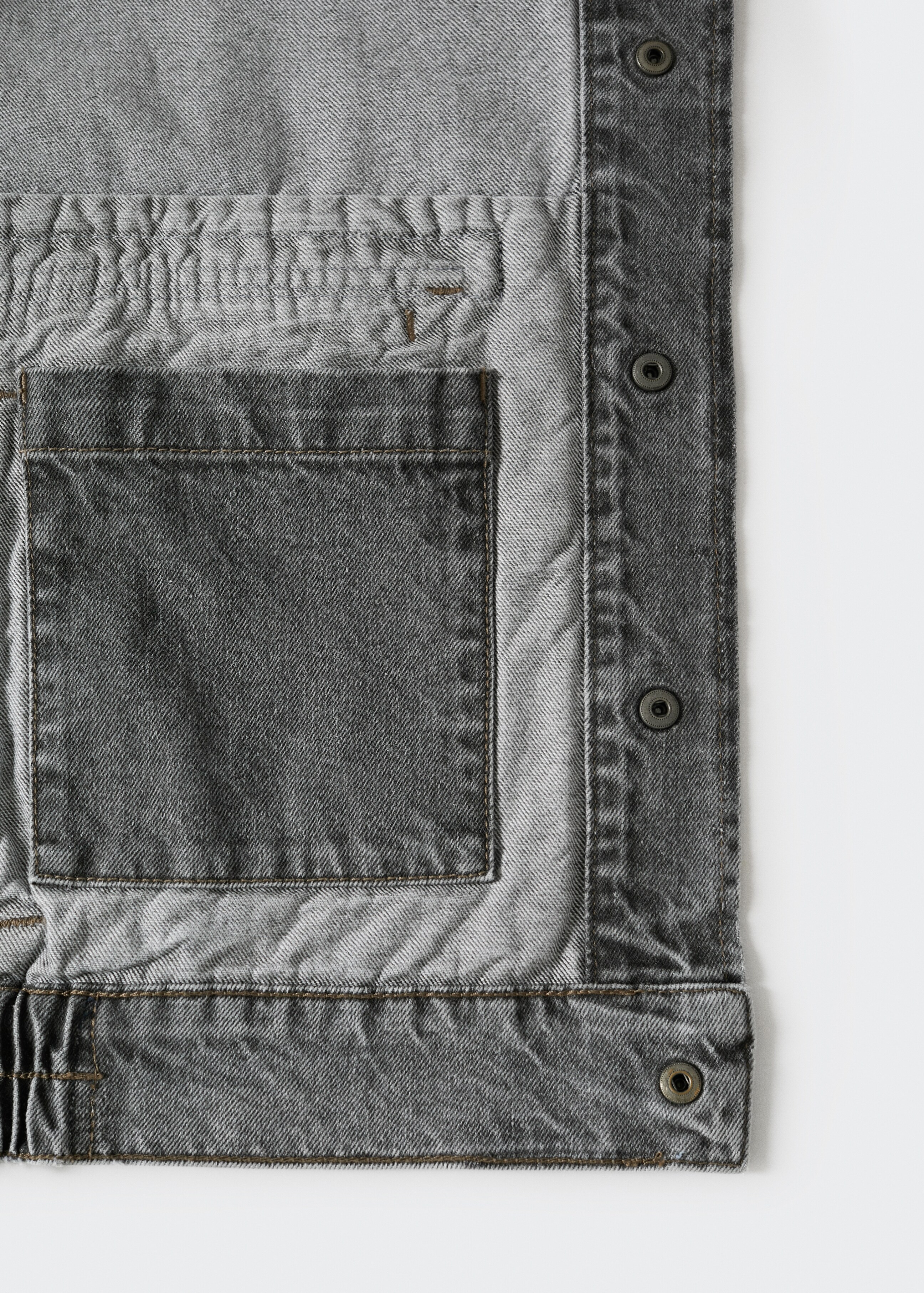 Denim jacket with corduroy collar  - Details of the article 8