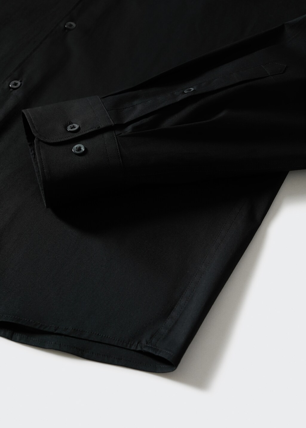 Slim fit stretch cotton shirt - Details of the article 7