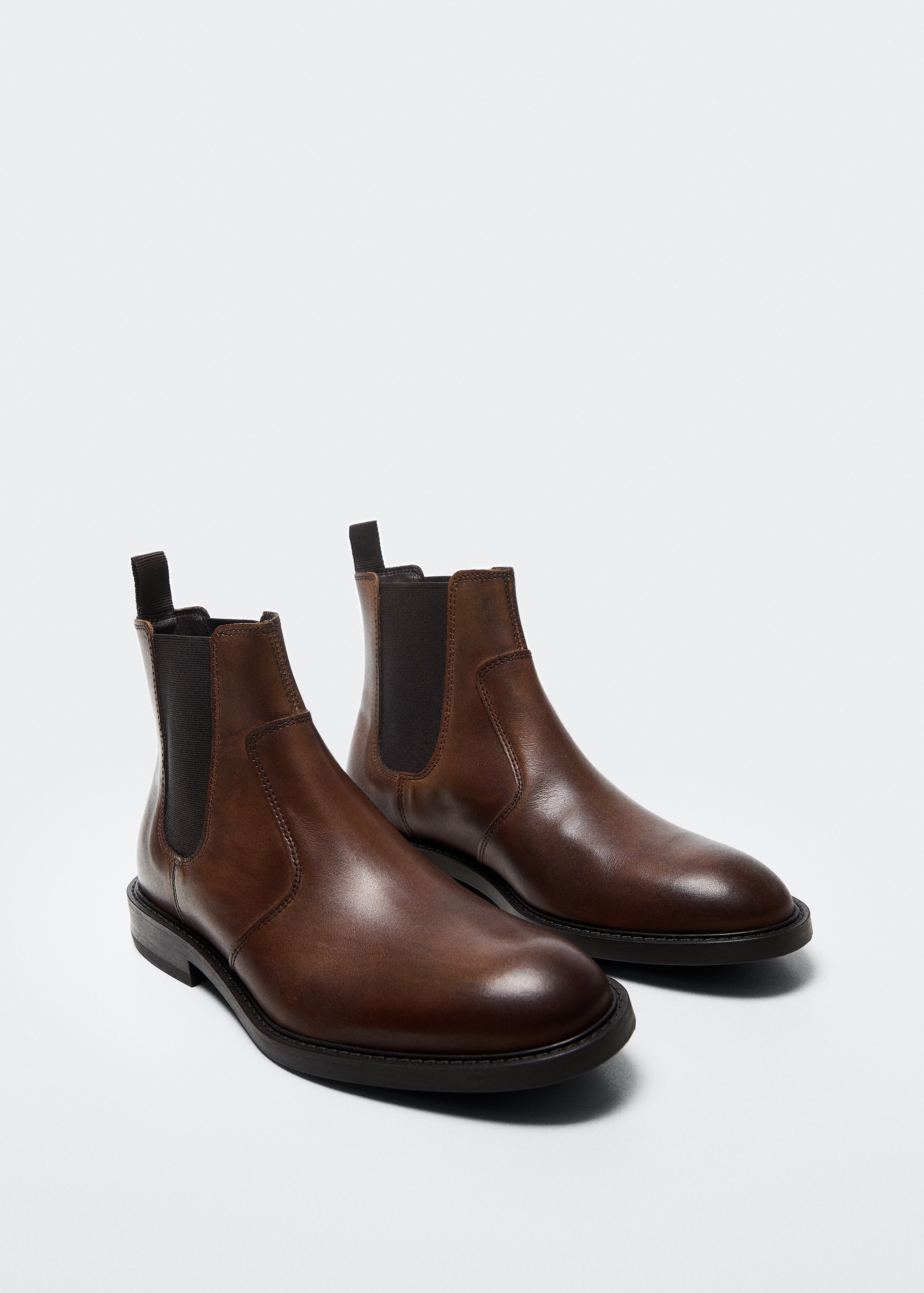 Leather Chelsea ankle boots - Medium plane