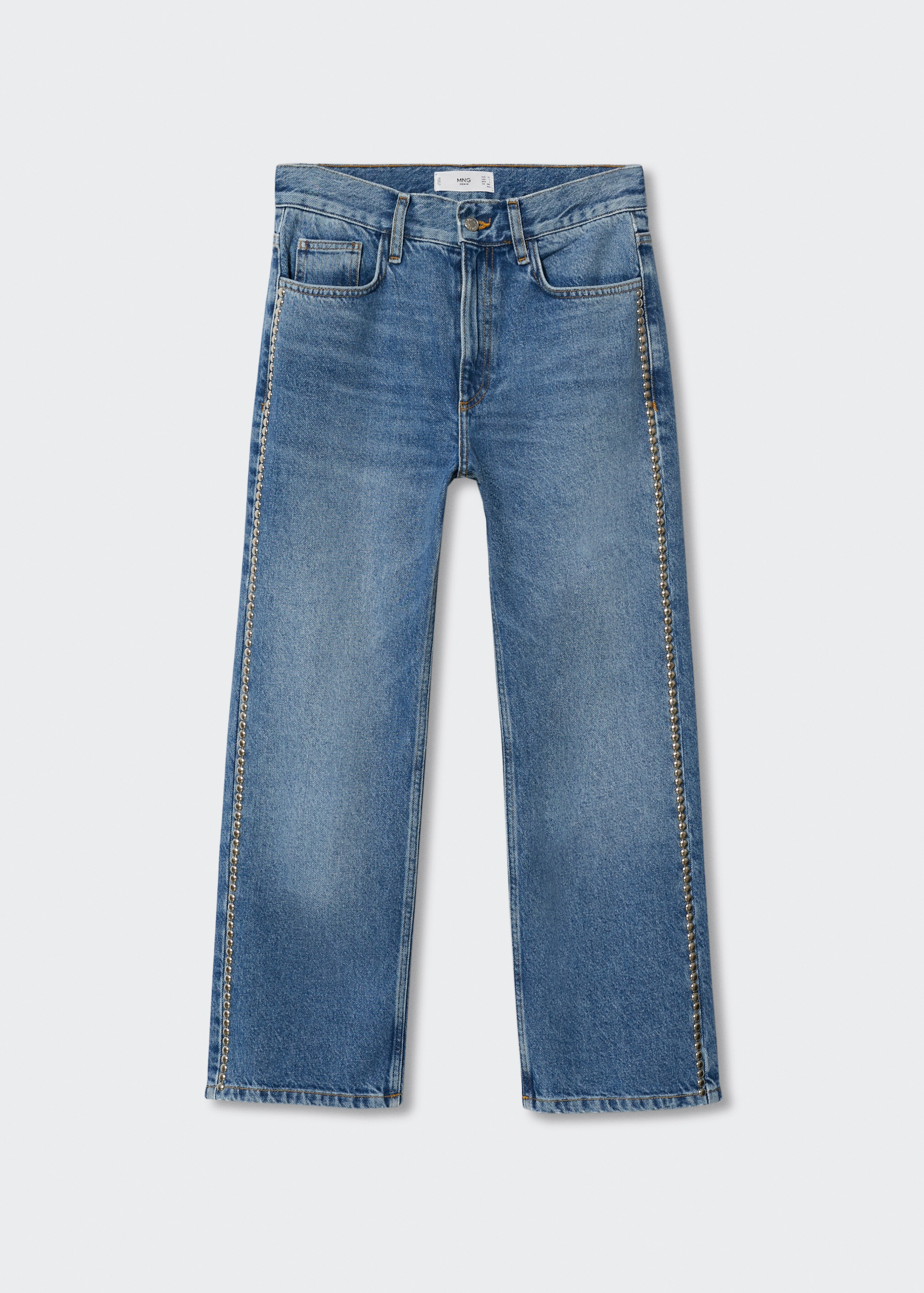 Jeans rectos tachuelas - Artículo sin modelo