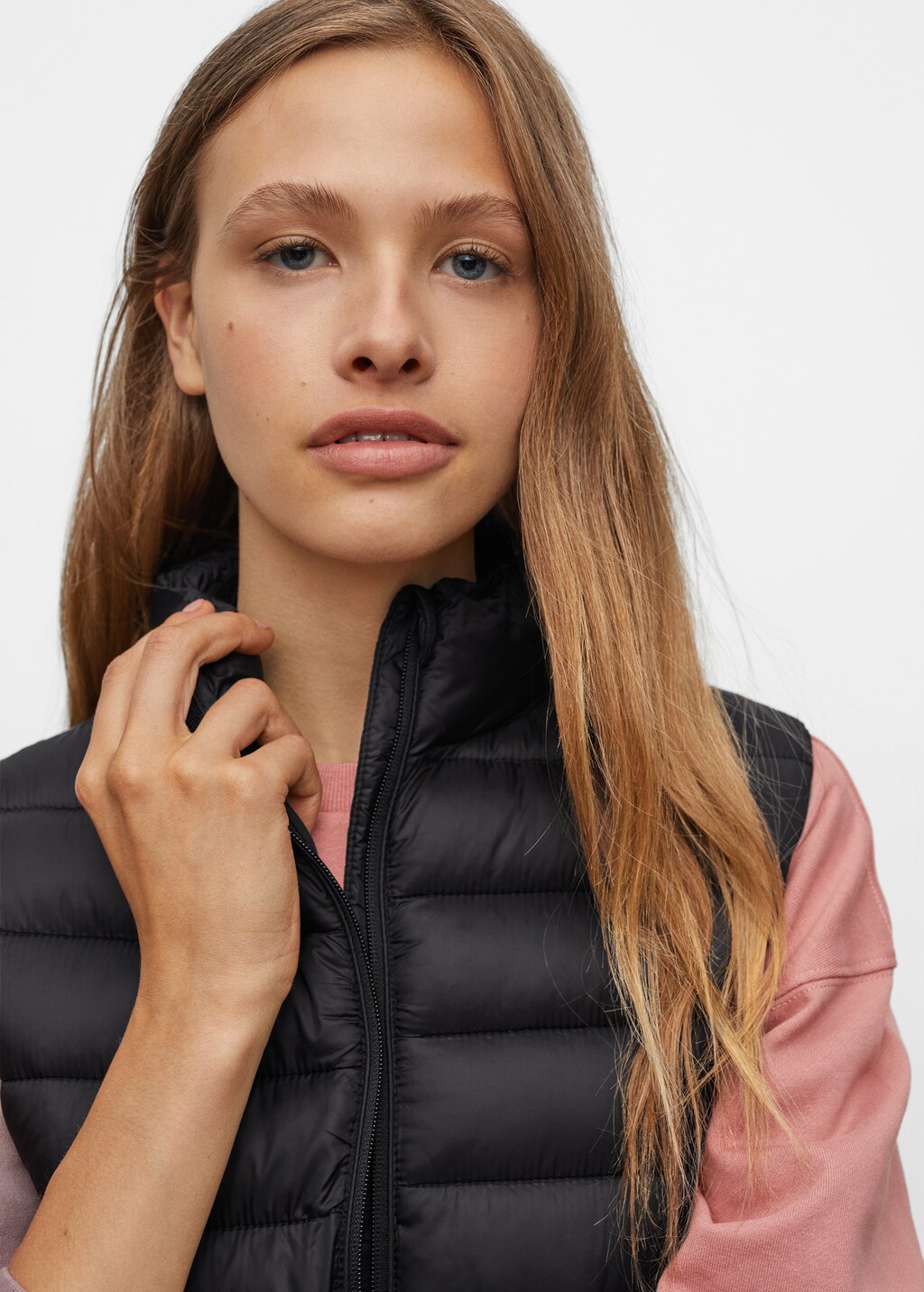 Lightweight quilted vest