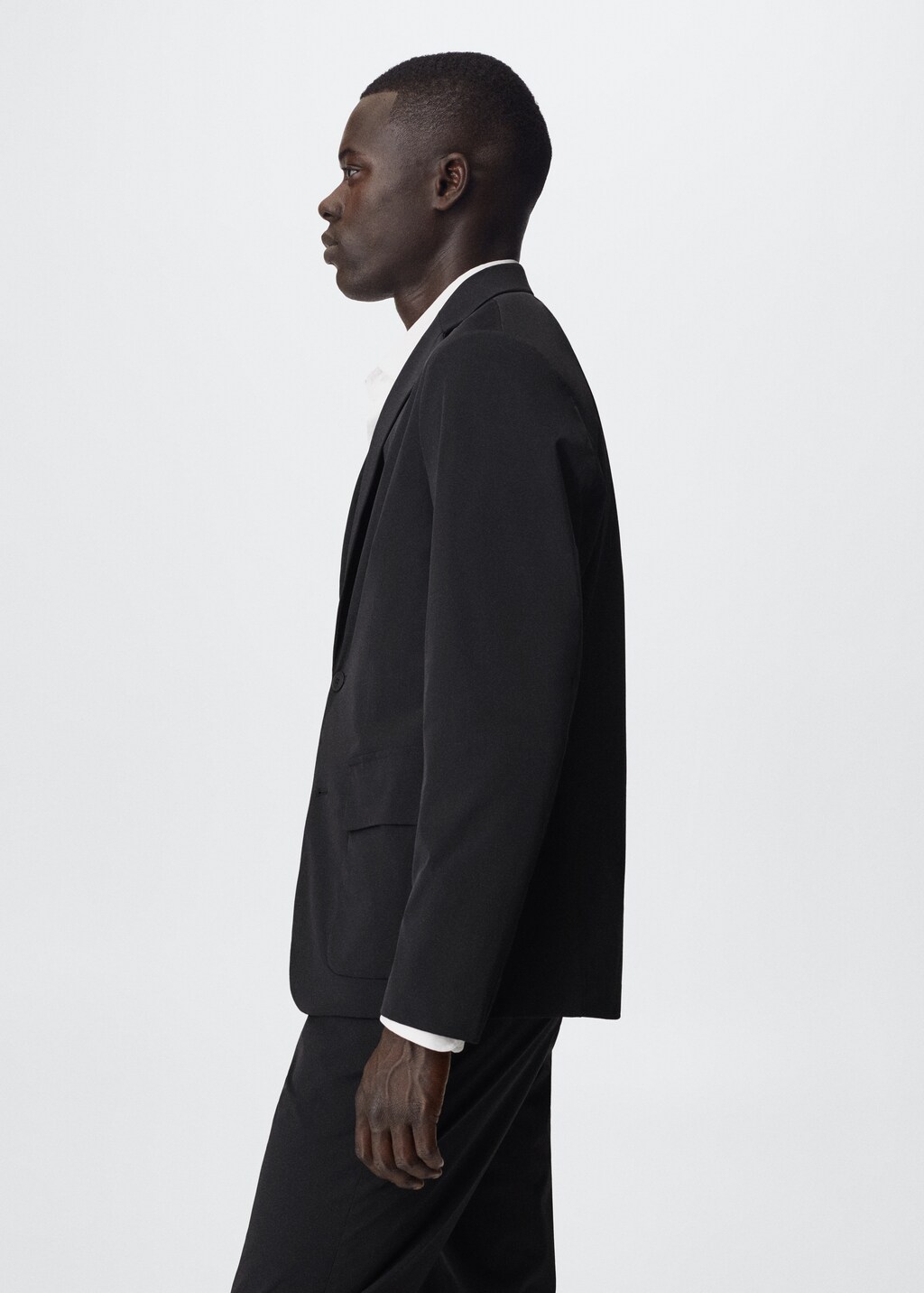 Slim-fit stretch suit jacket - Details of the article 2