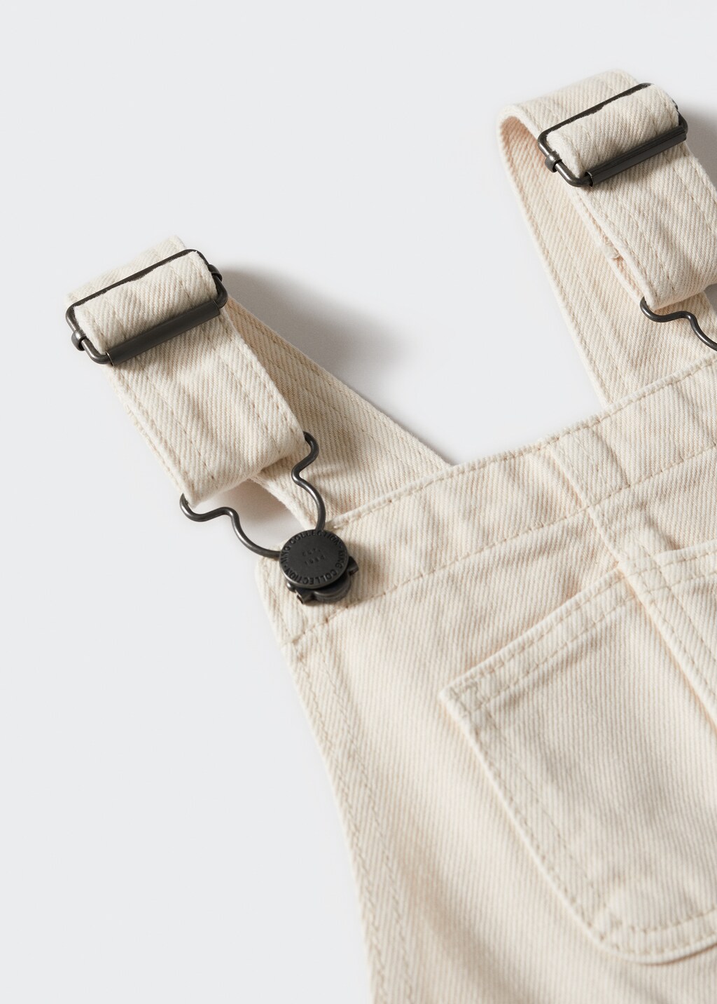 Long denim jumpsuit - Details of the article 7