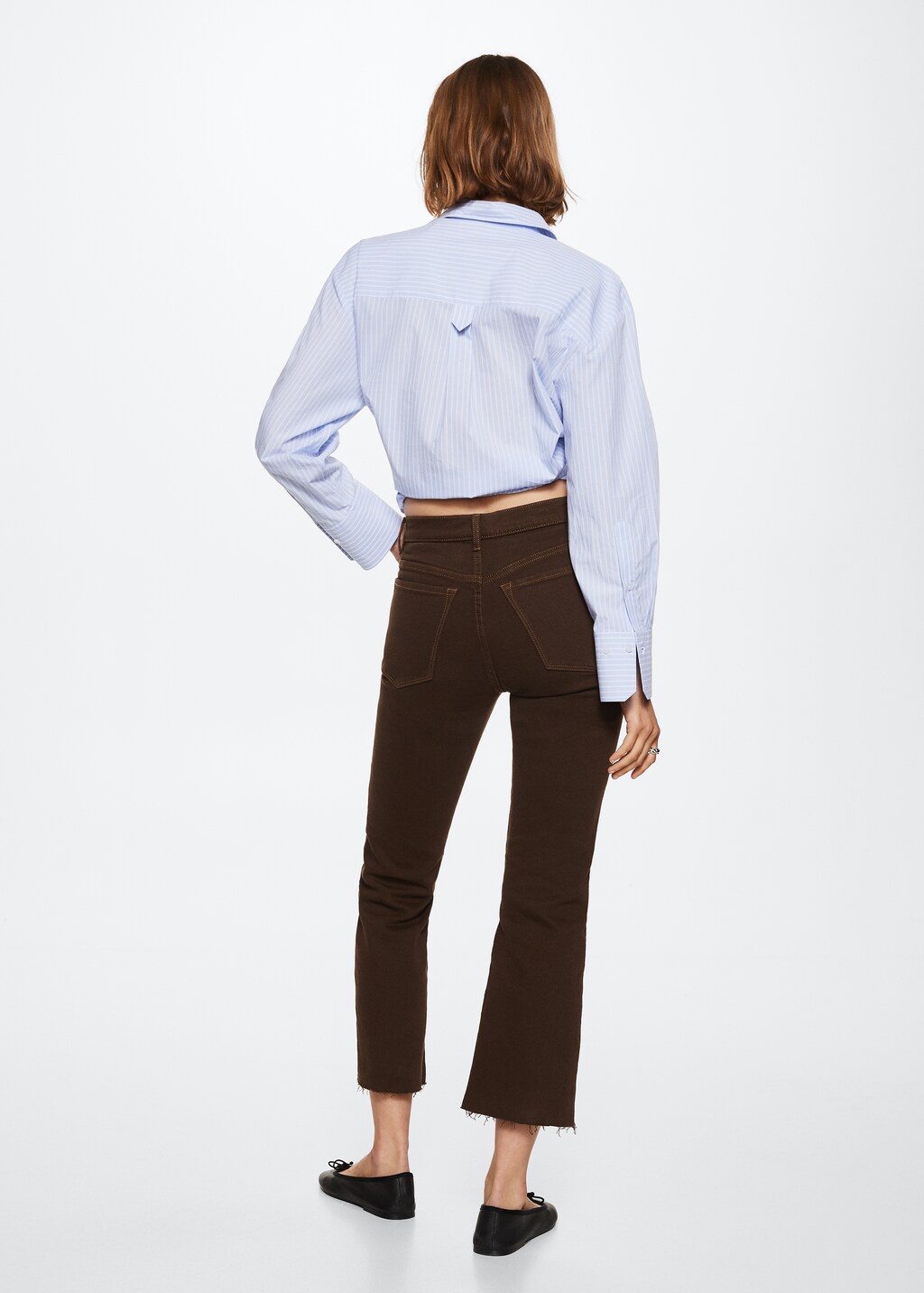 High-waist bootcut jeans - Reverse of the article