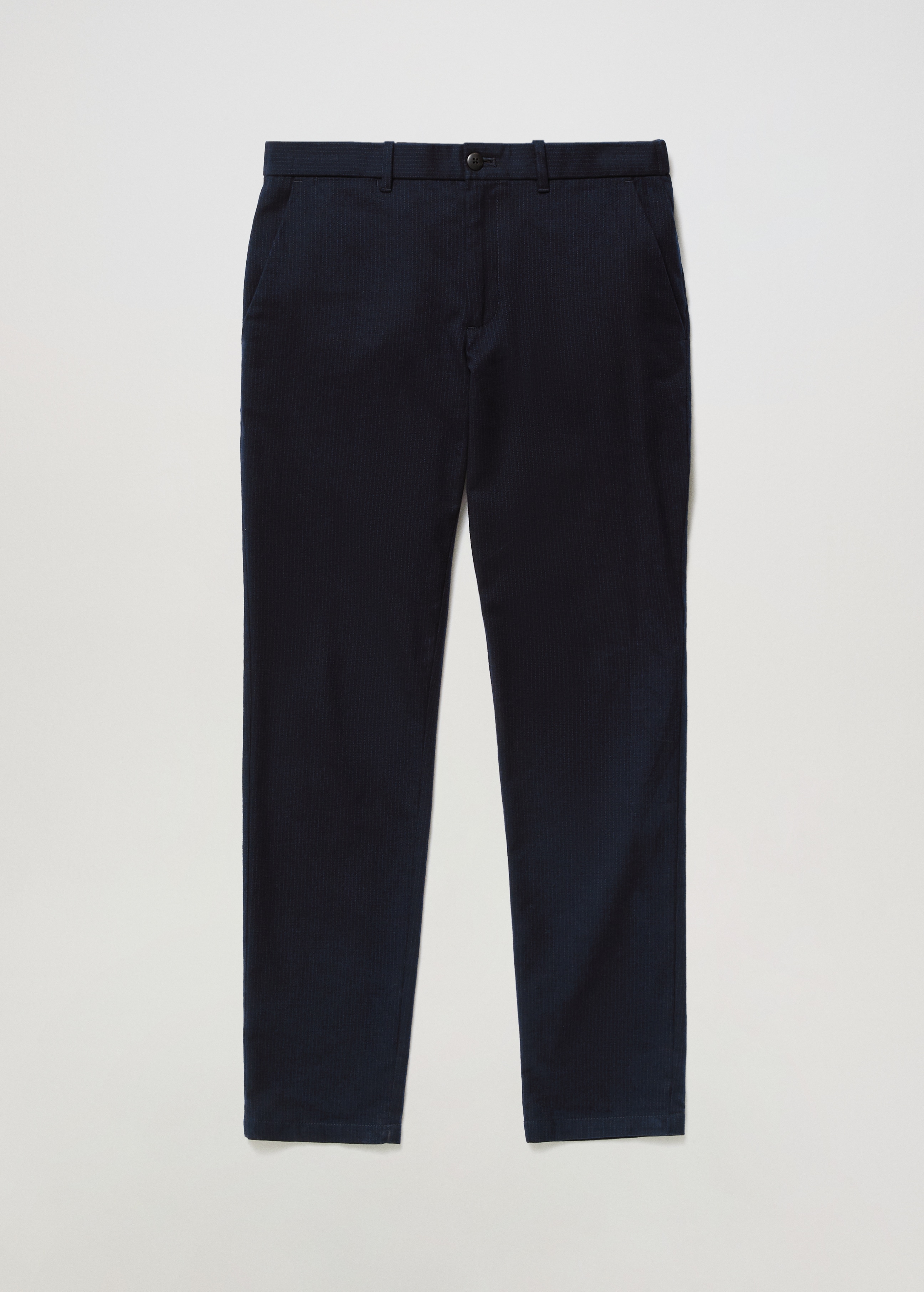 Slim-fit cotton trousers - Details of the article 3