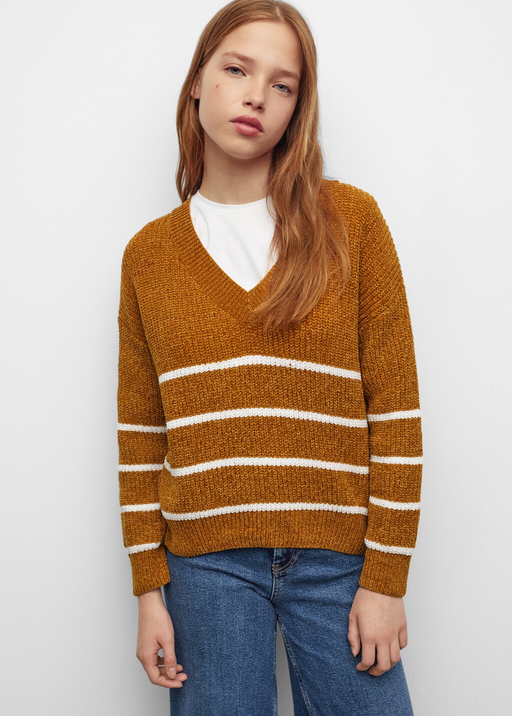 Chenille knit sweater - Details of the article 1