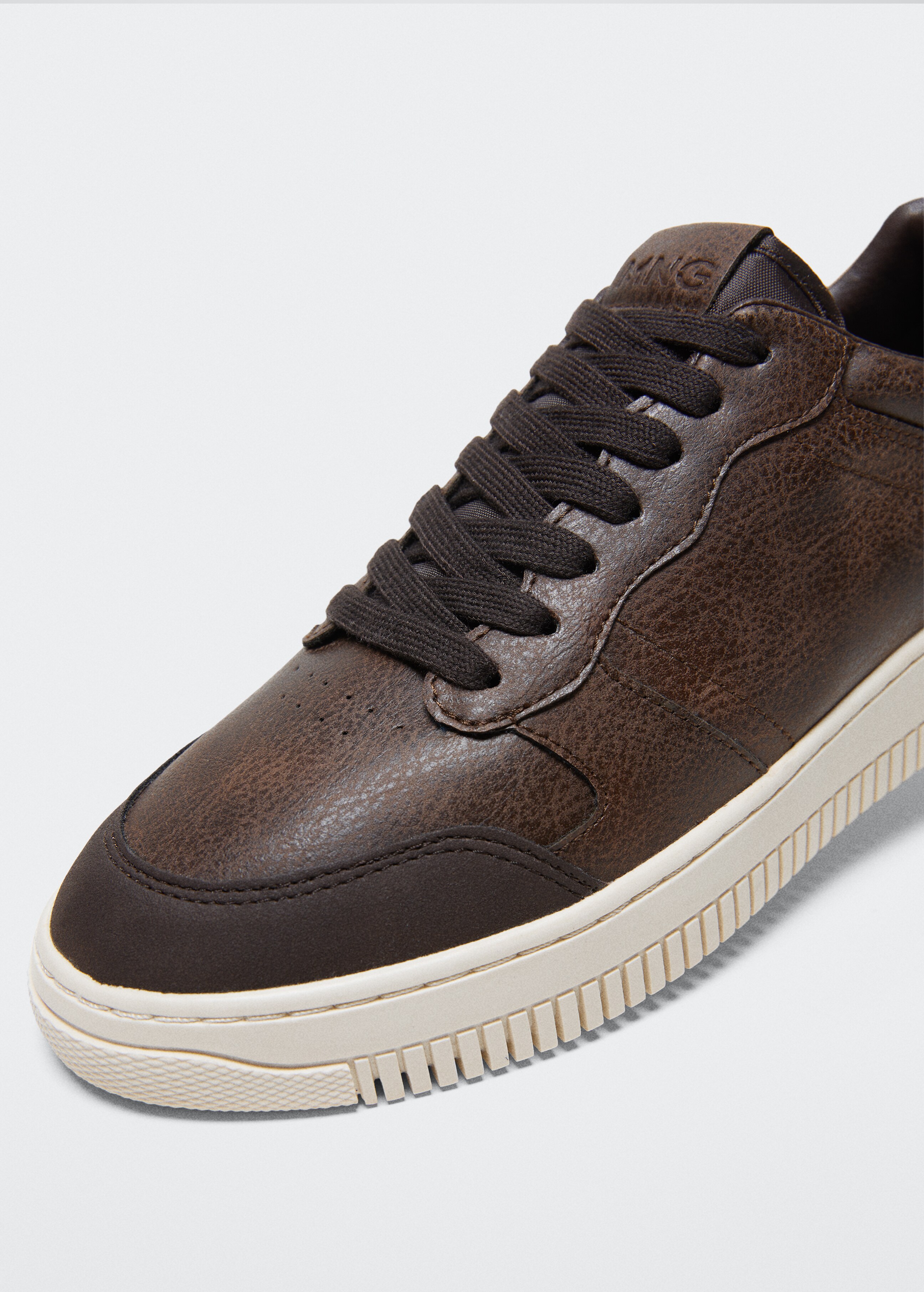 Faux-leather sneakers - Details of the article 4