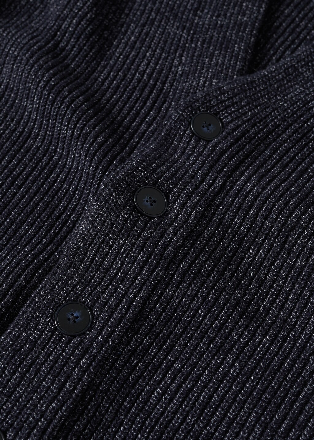 Flecked cotton-blend cardigan - Details of the article 8