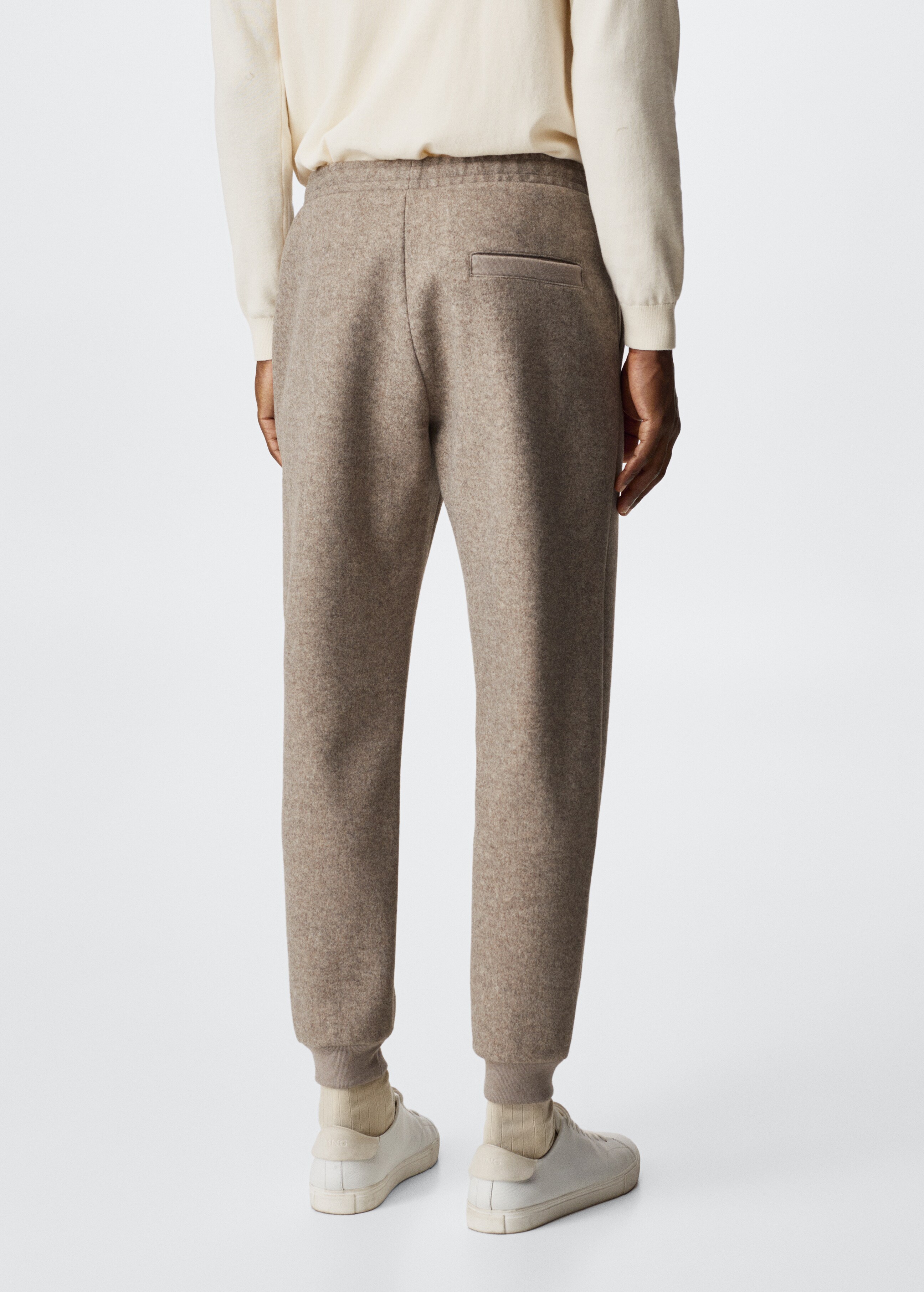Textured jogger trousers - Reverse of the article