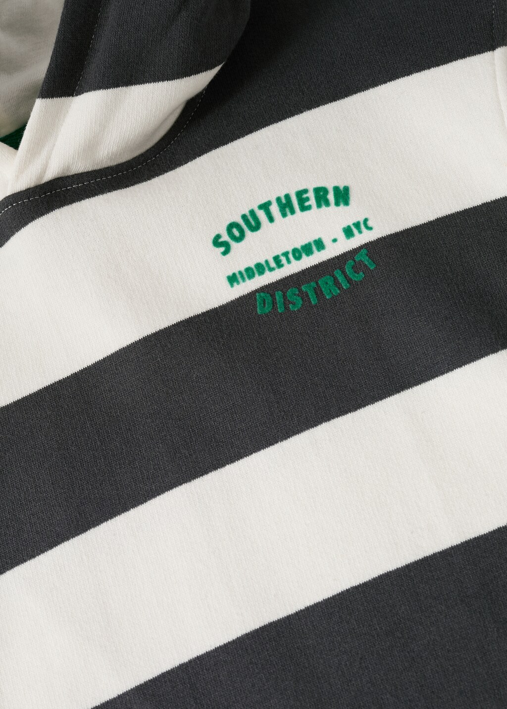 Striped hooded sweatshirt - Details of the article 8